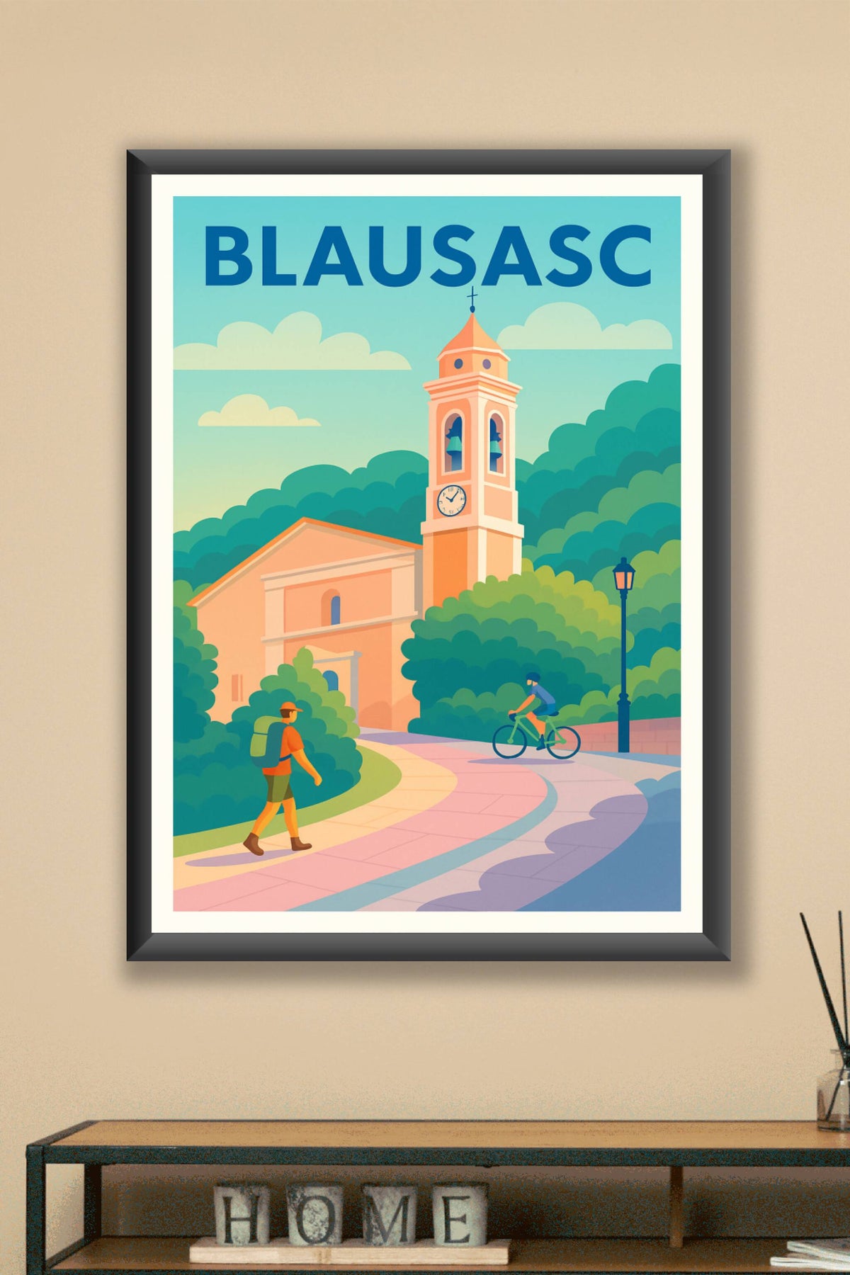 Affiche de Blausasc - Charme doux au coeur de la Provence