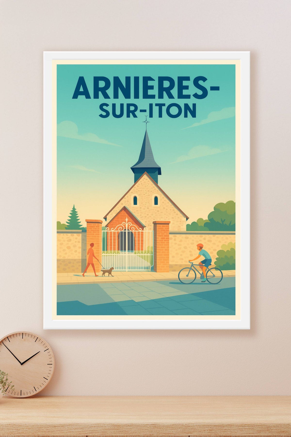 Affiche de Arnières-sur-Iton - Charme paisible et vie locale