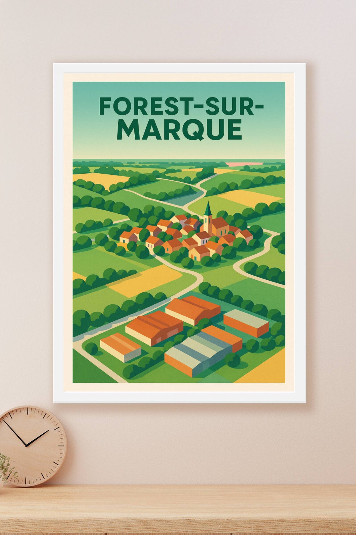 Affiche de Forest-sur-Marque - L'élégance bucolique