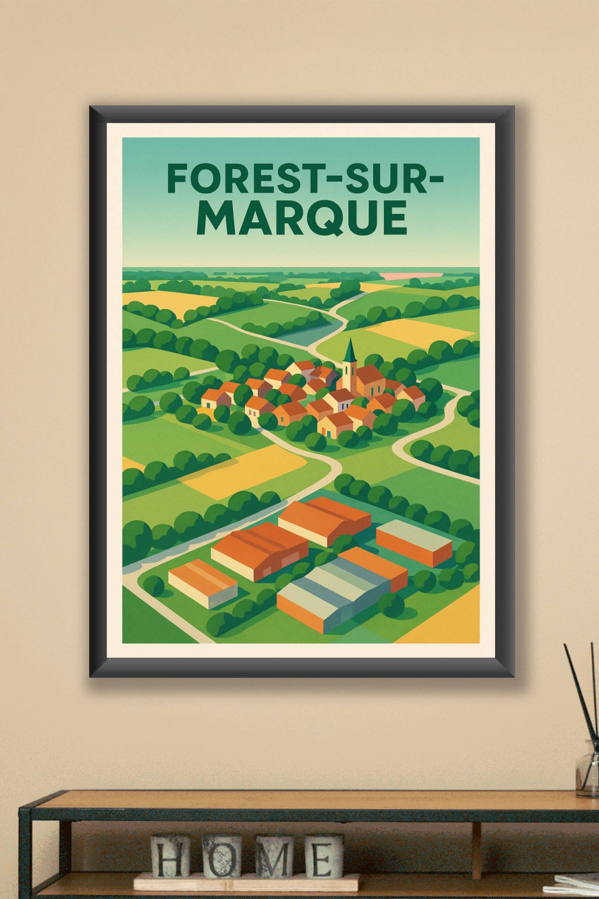 Affiche de Forest-sur-Marque - L'élégance bucolique