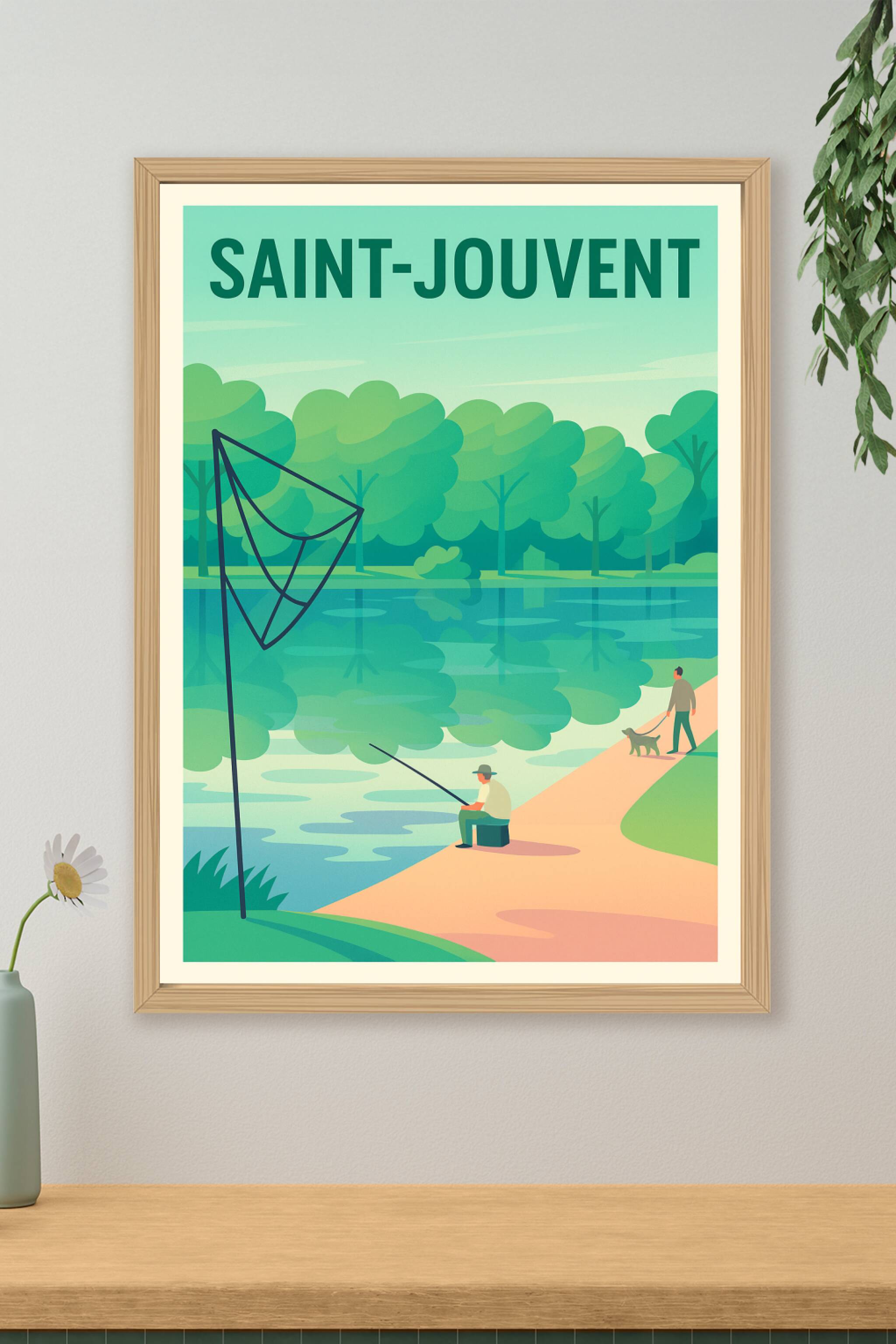 Affiche de Saint-Jouvent - Une pause nature au bord de l'eau