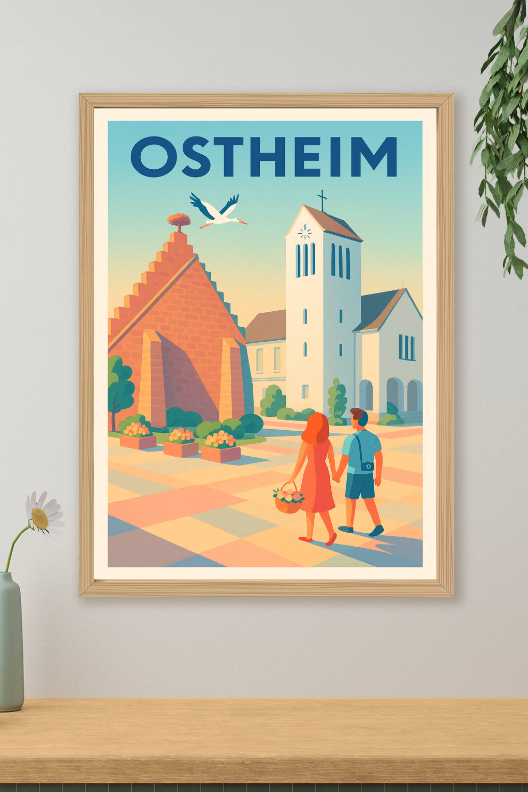 Affiche de Ostheim - Charme et douceur au cœur de l'Alsace