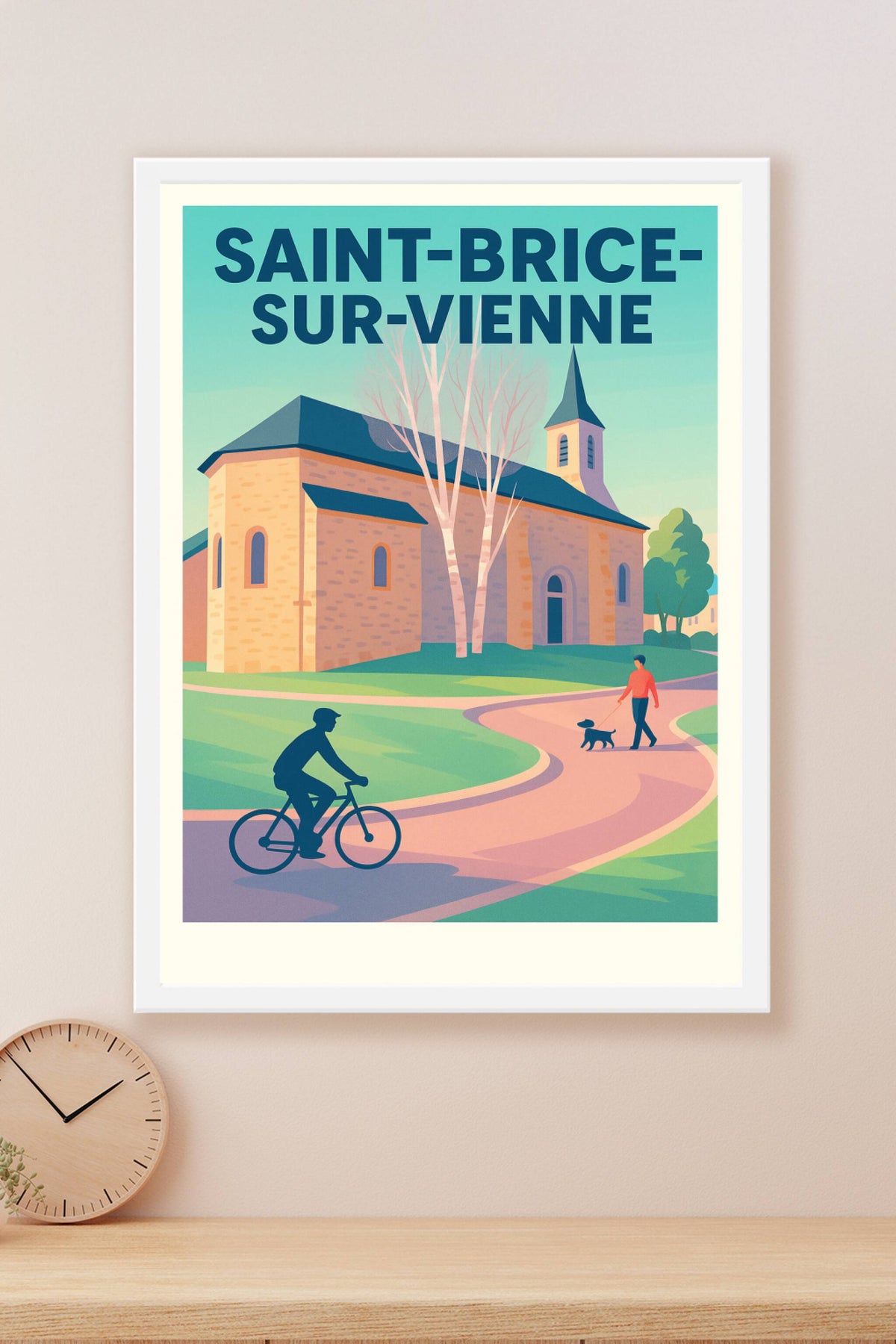 Affiche de Saint-Brice-sur-Vienne - Harmonie et Sérénité en Pays Limousin