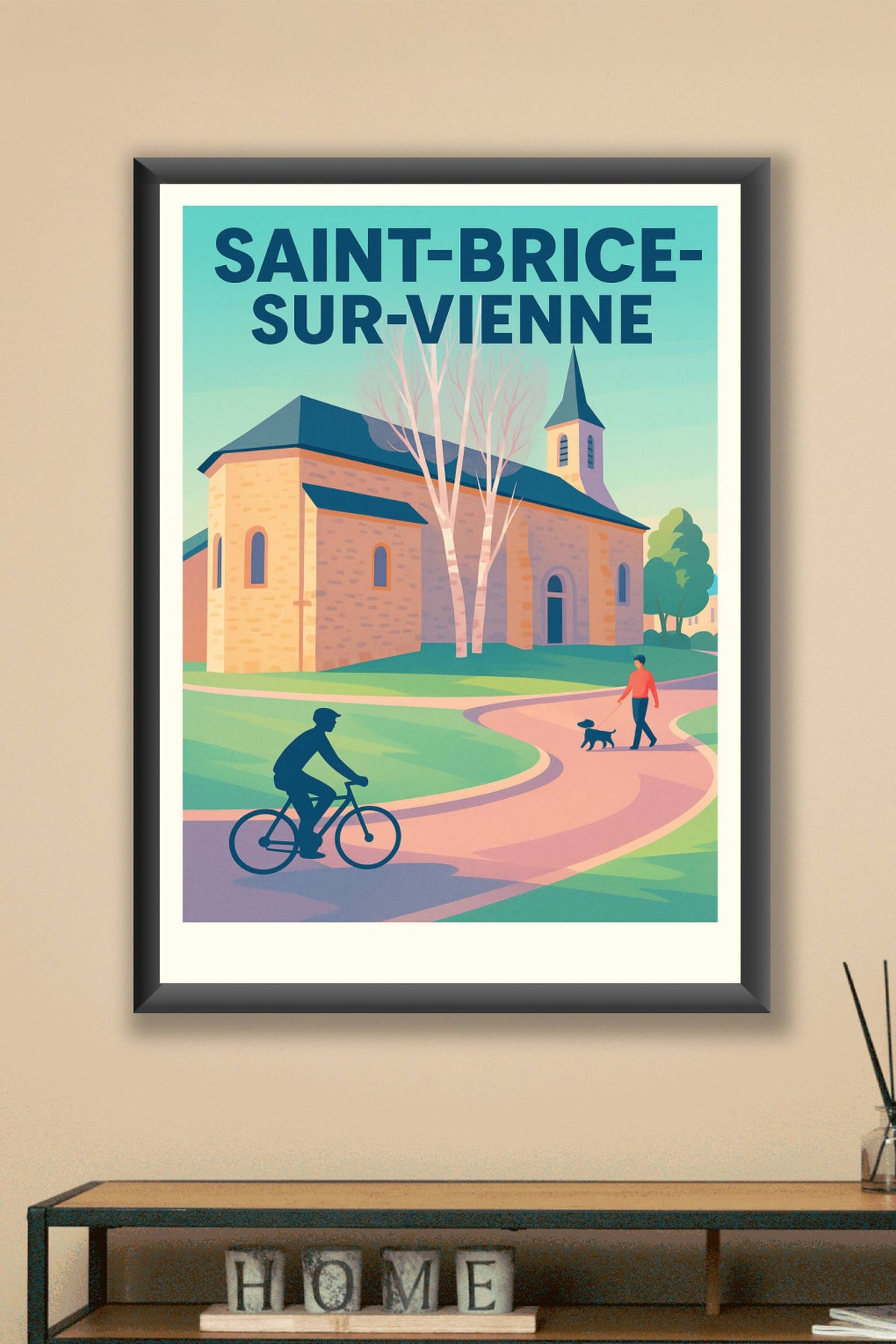Affiche de Saint-Brice-sur-Vienne - Harmonie et Sérénité en Pays Limousin
