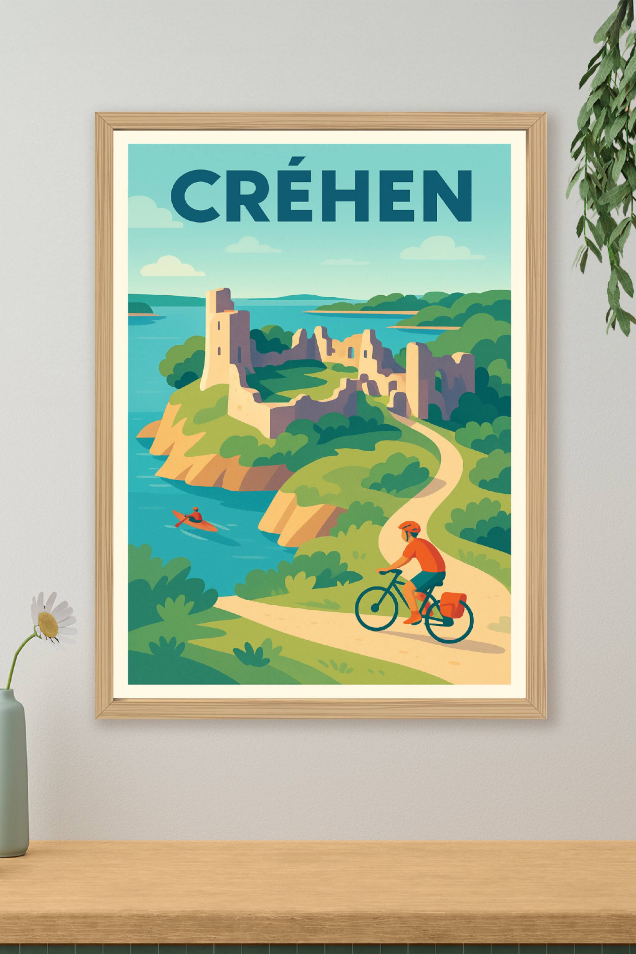 Affiche de Créhen - Escapade nature et patrimoine breton