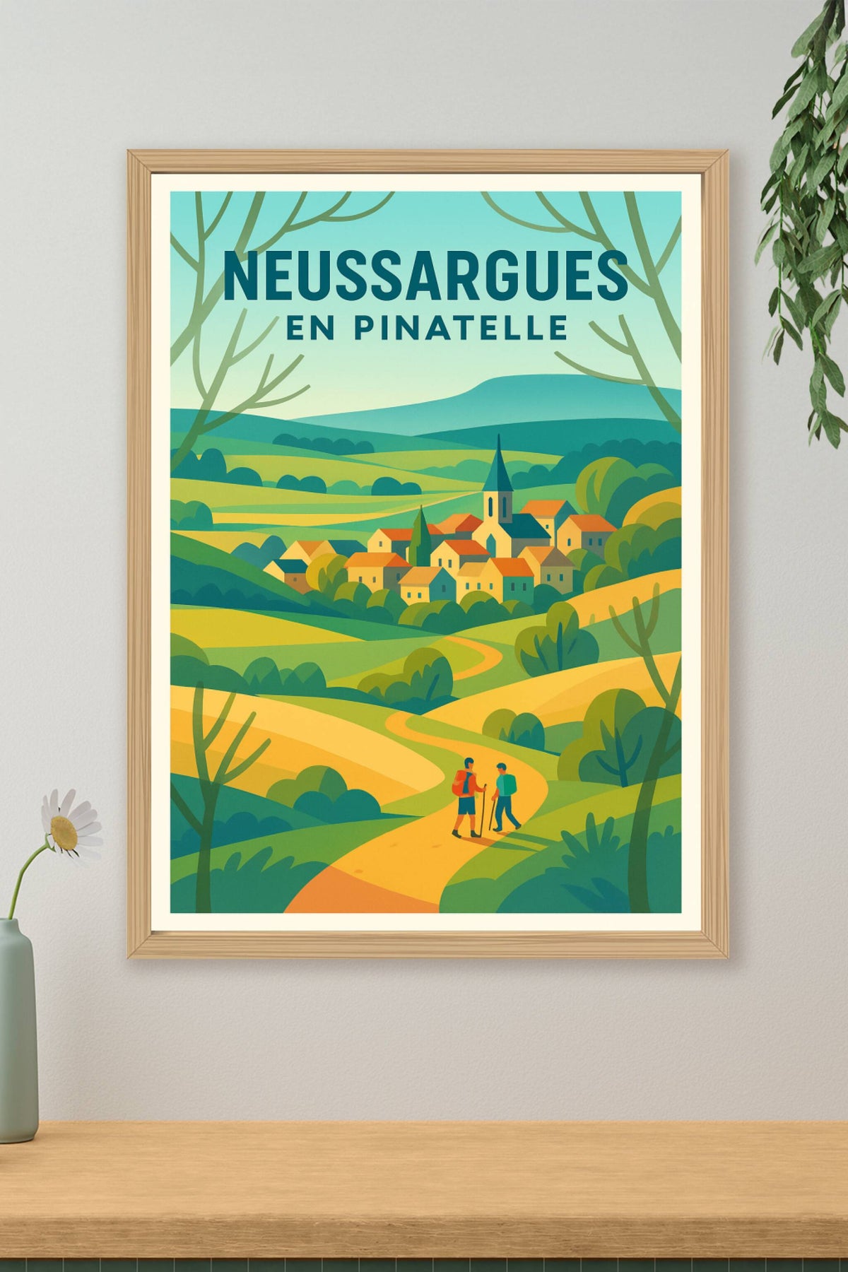 Affiche de Neussargues en Pinatelle - Échappée bucolique au cœur de la nature