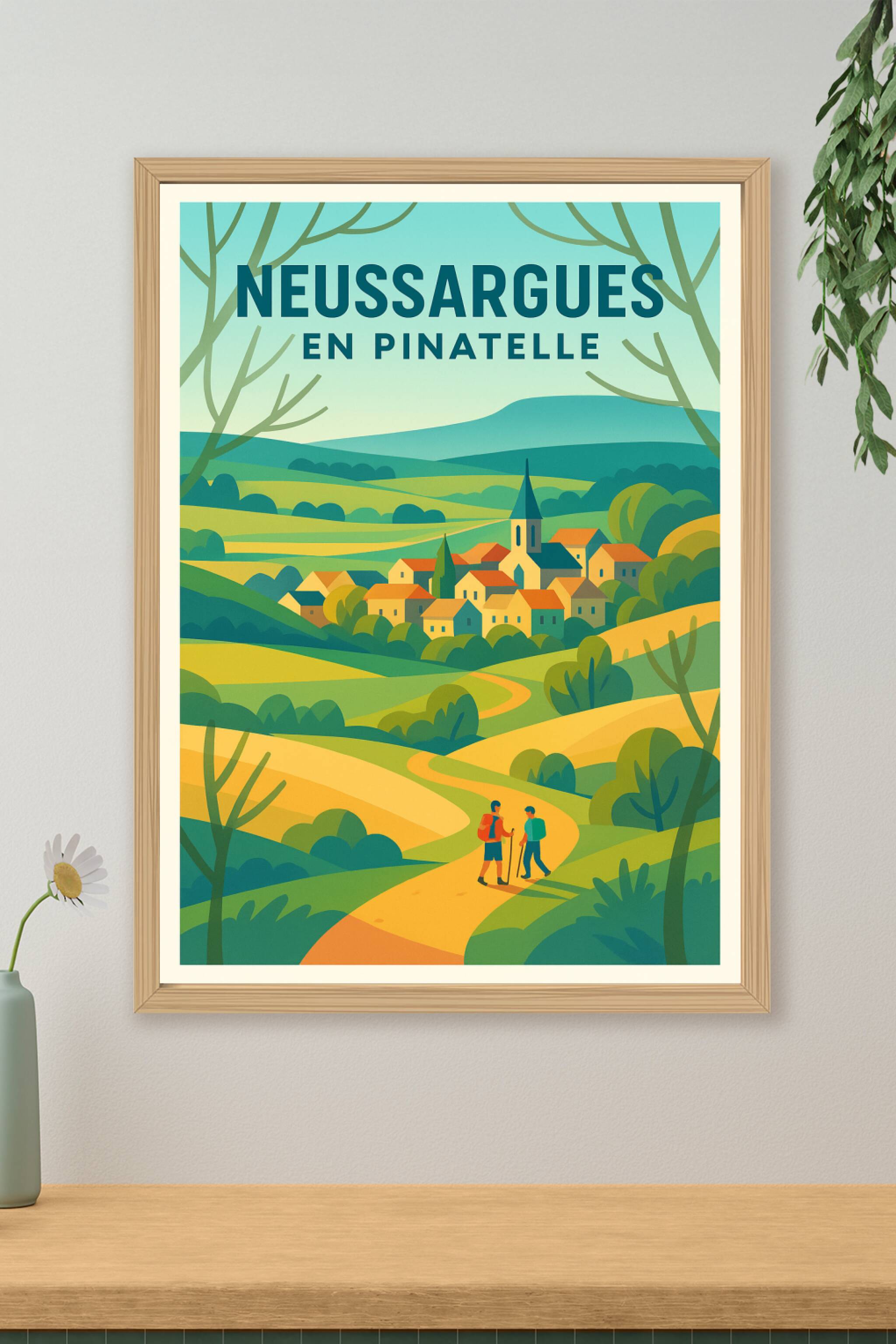 Affiche de Neussargues en Pinatelle - Échappée bucolique au cœur de la nature