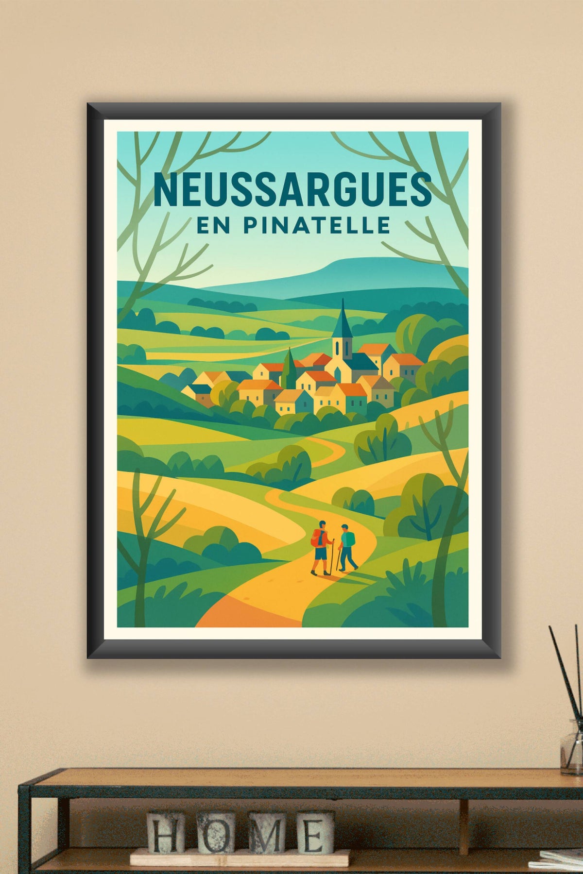 Affiche de Neussargues en Pinatelle - Échappée bucolique au cœur de la nature