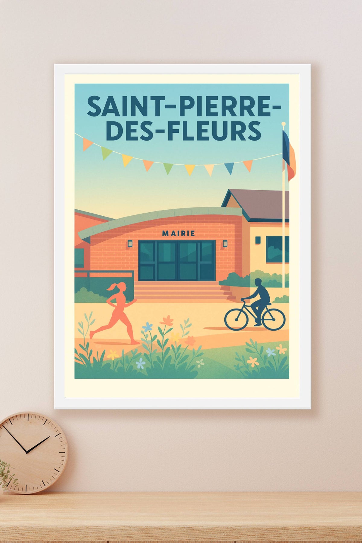 Affiche de Saint-Pierre-des-Fleurs - Un coin de charme tranquille