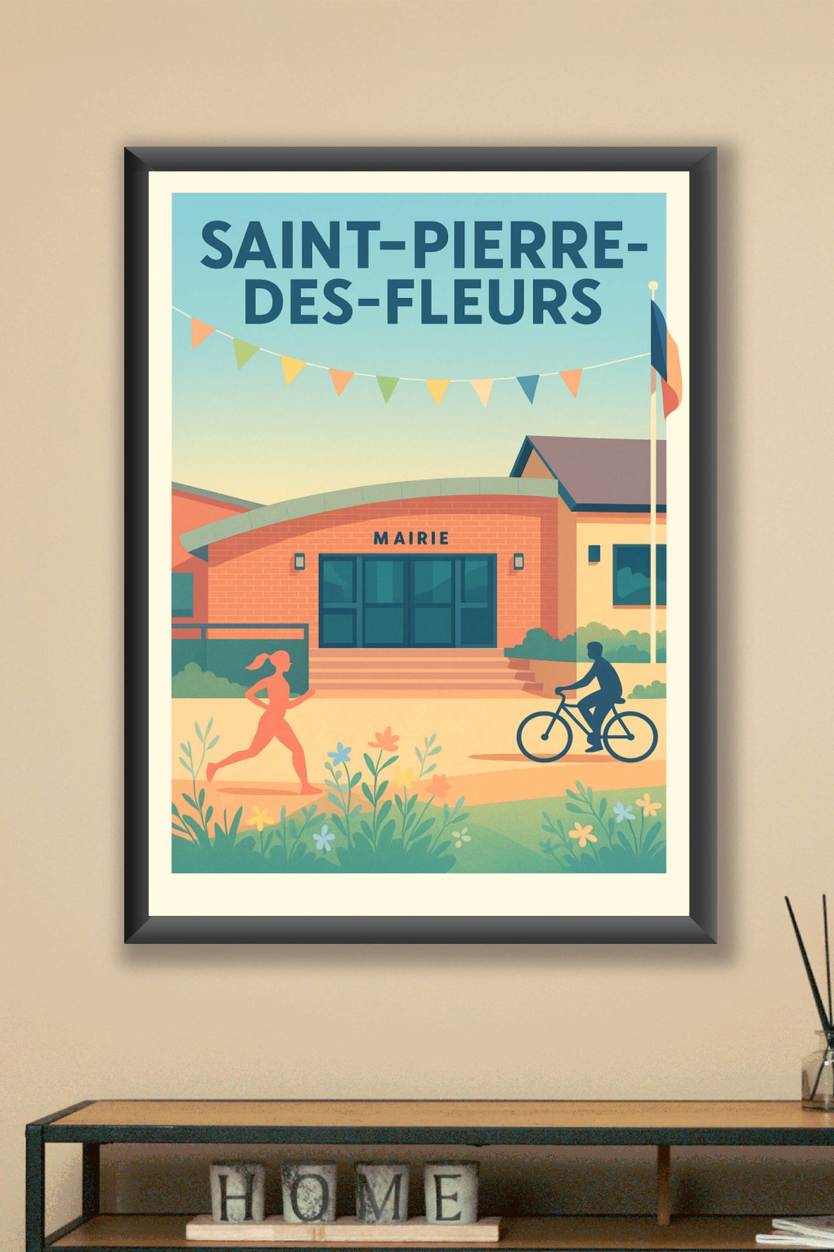 Affiche de Saint-Pierre-des-Fleurs - Un coin de charme tranquille