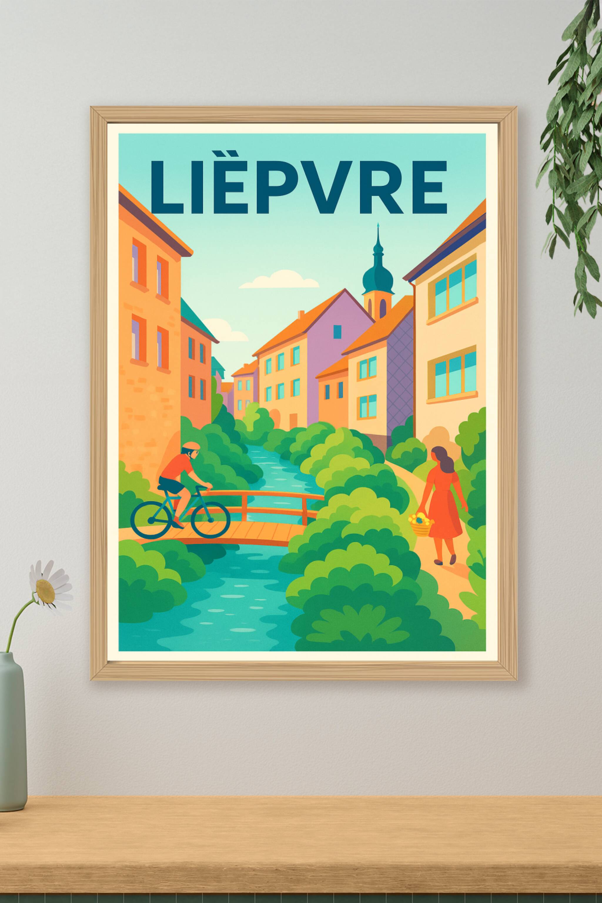 Affiche de Lièpvre - Charme bucolique au fil de l'eau