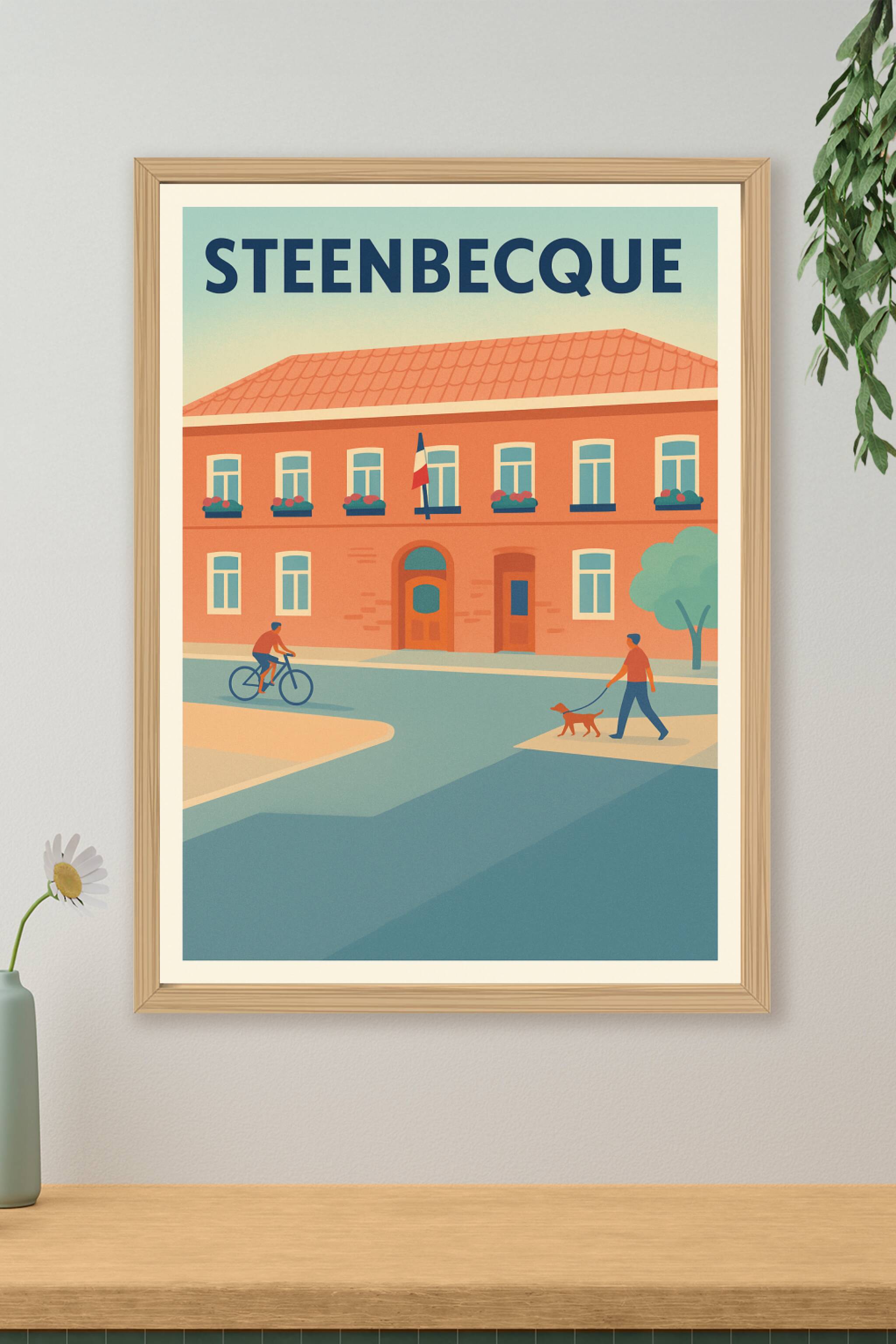 Affiche de Steenbecque - Charme et sérénité à chaque coin de rue