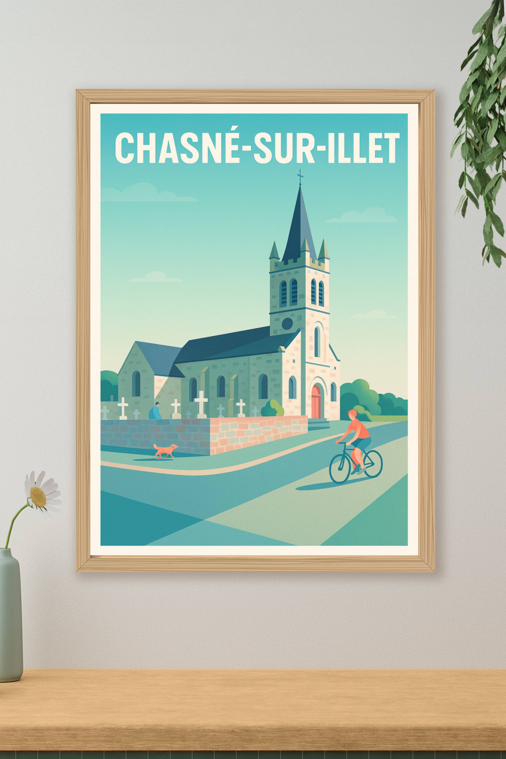 Affiche de Chasné-sur-Illet - Charme et douceur de la vie locale
