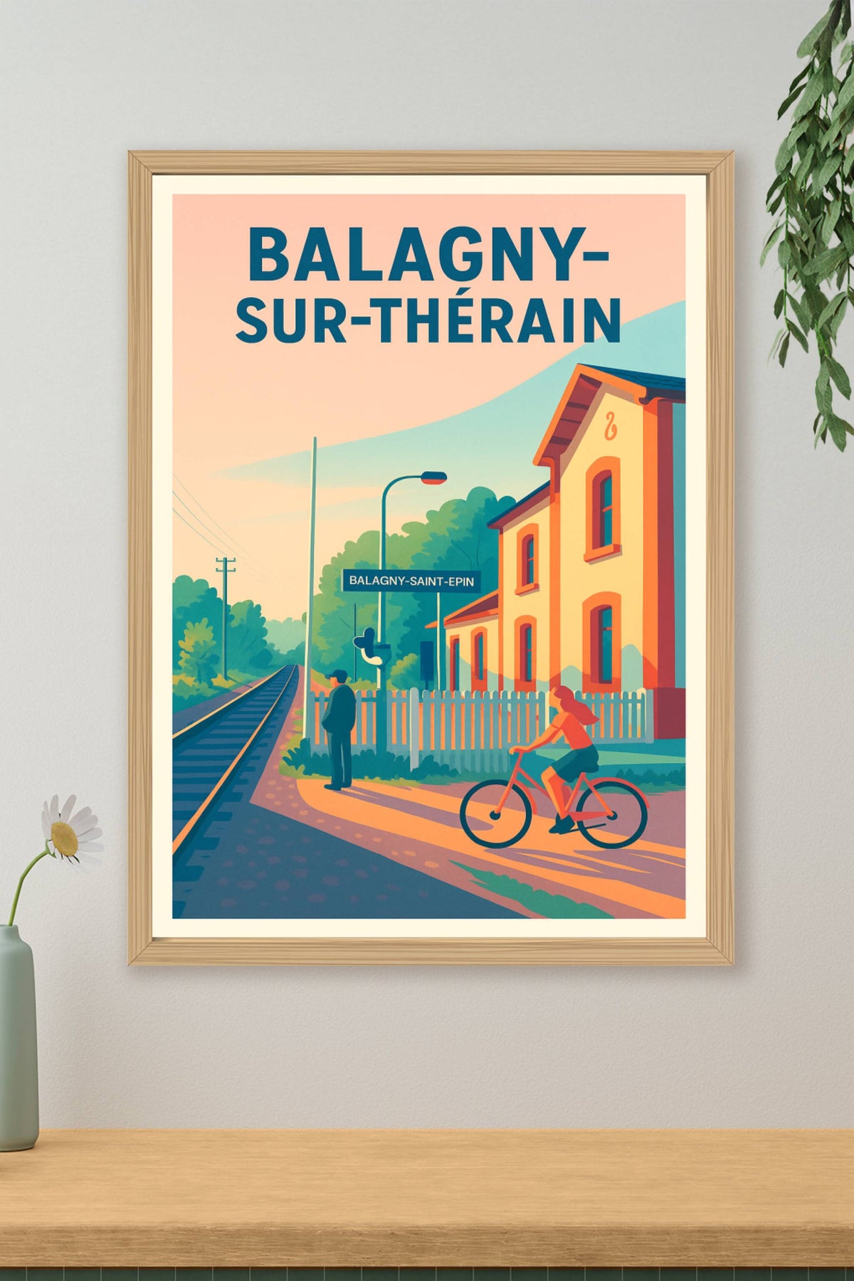Affiche de Balagny-sur-Thérain - Charme bucolique au bord des rails