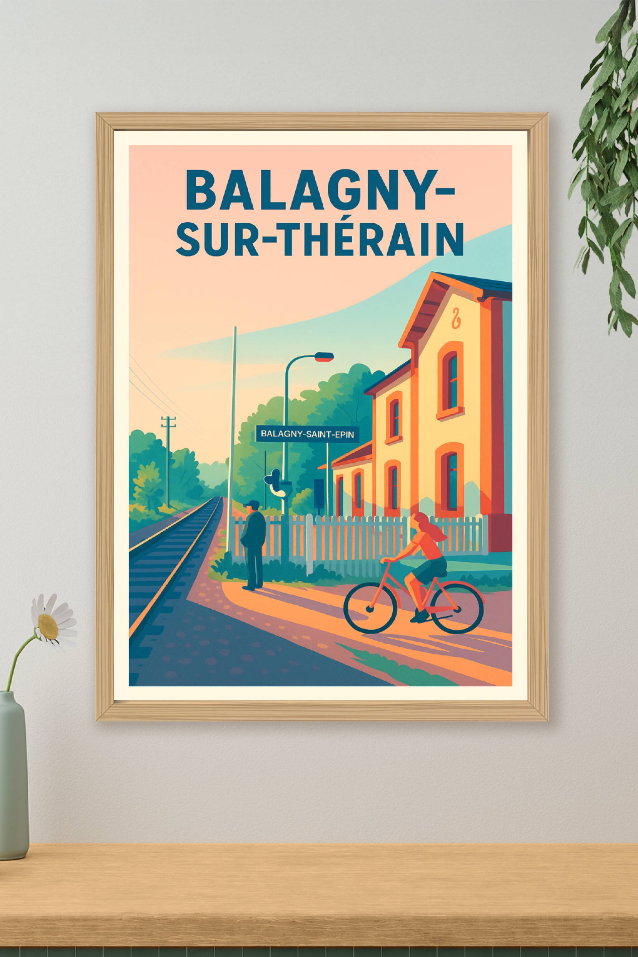 Affiche de Balagny-sur-Thérain - Charme bucolique au bord des rails