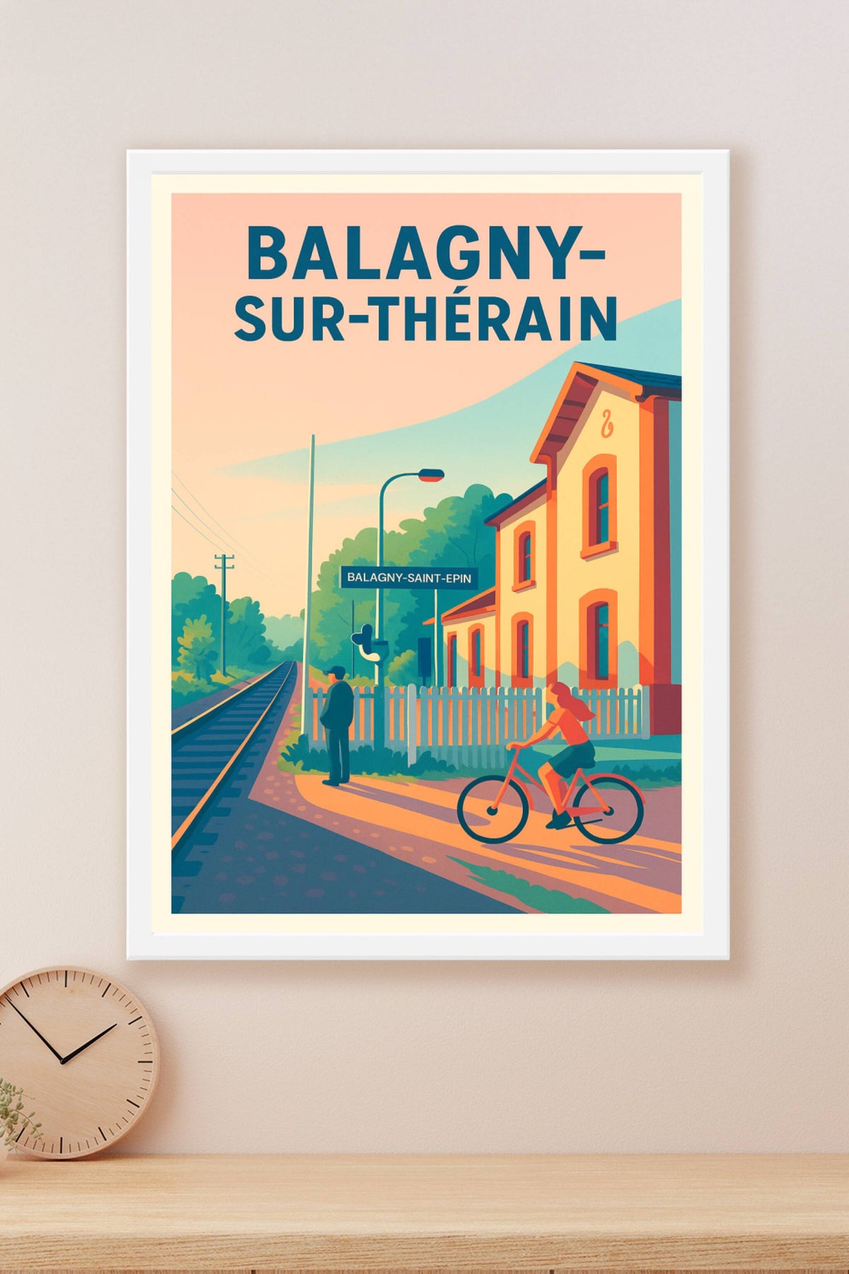 Affiche de Balagny-sur-Thérain - Charme bucolique au bord des rails