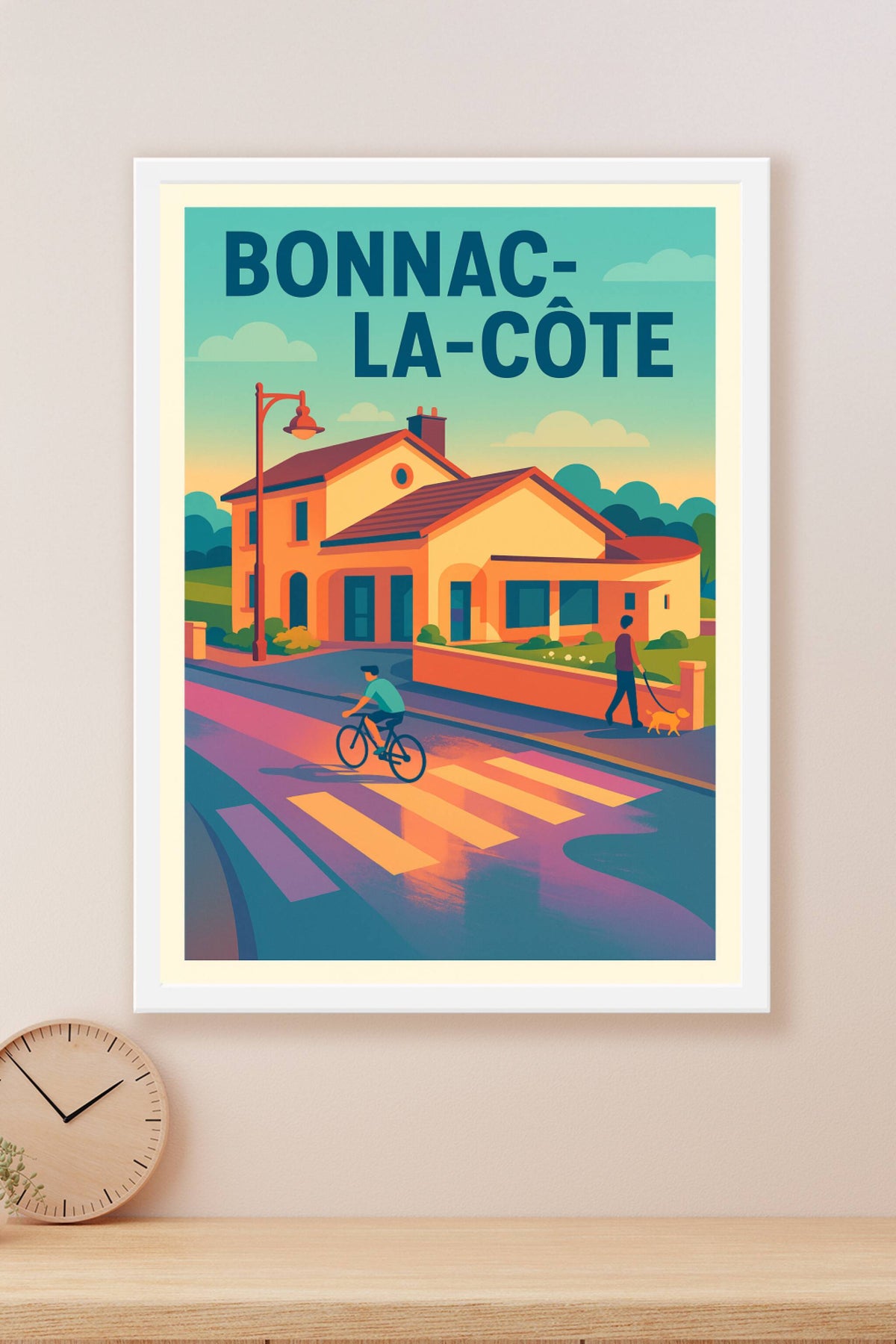 Affiche de Bonnac-la-Côte - Charme paisible de la vie locale