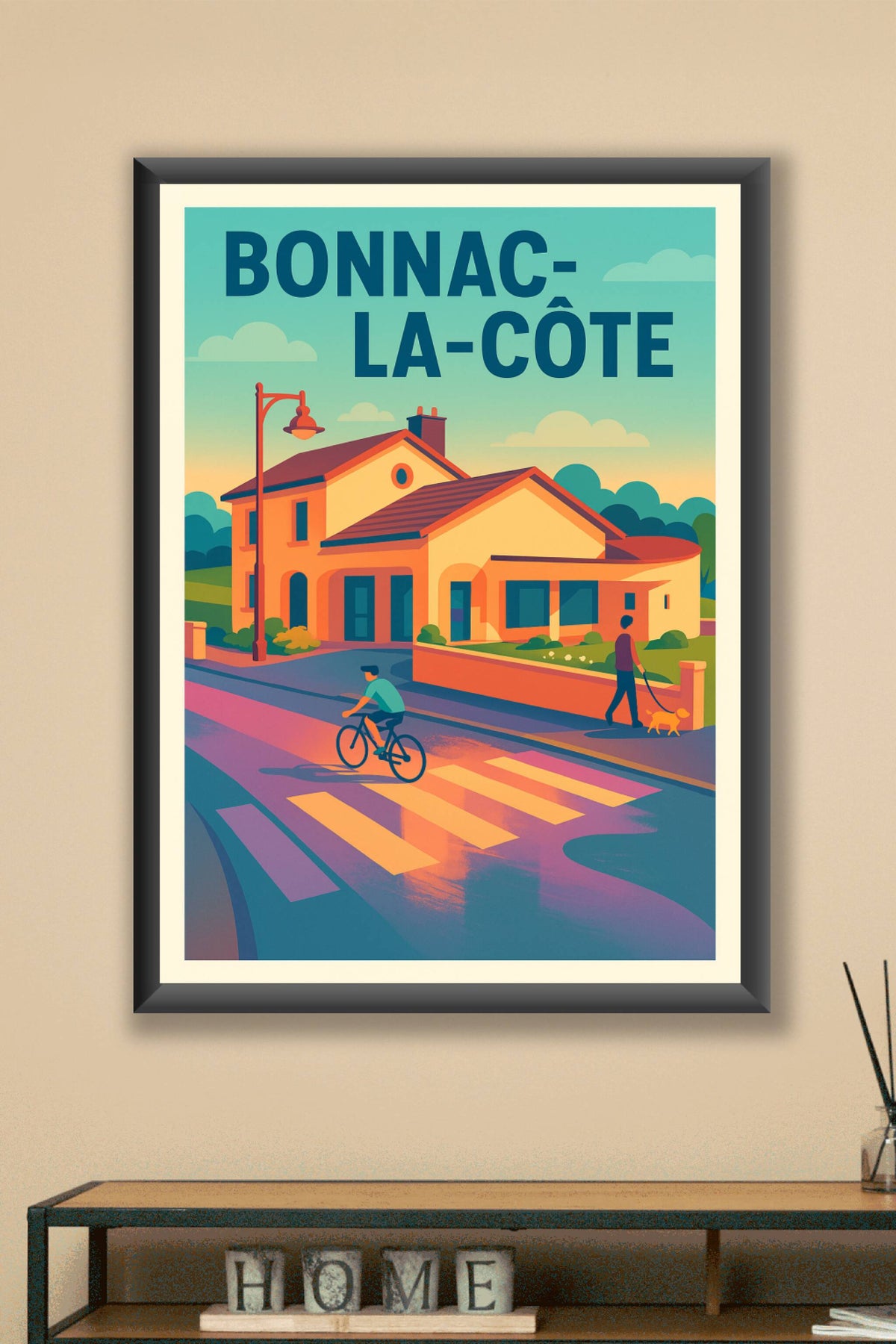 Affiche de Bonnac-la-Côte - Charme paisible de la vie locale