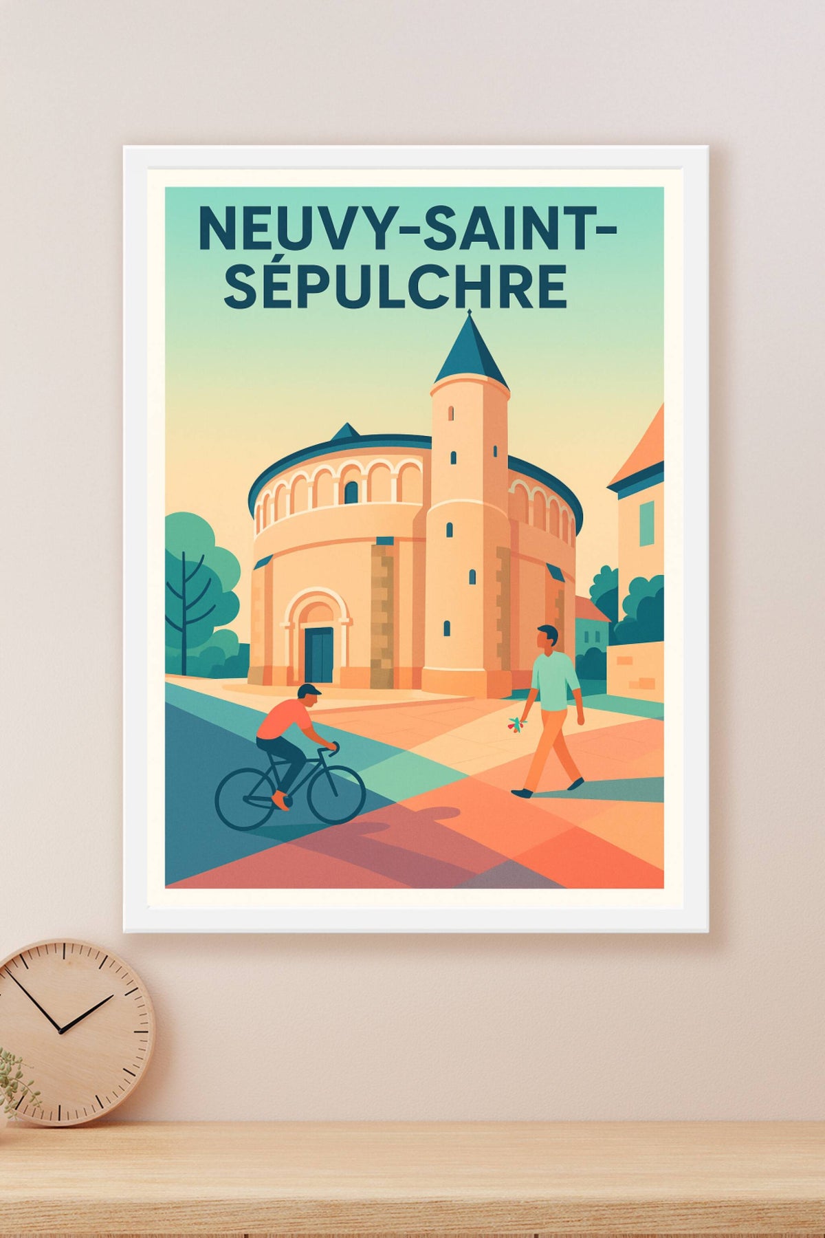 Affiche de Neuvy-Saint-Sépulchre - Charme historique et douceur de vivre
