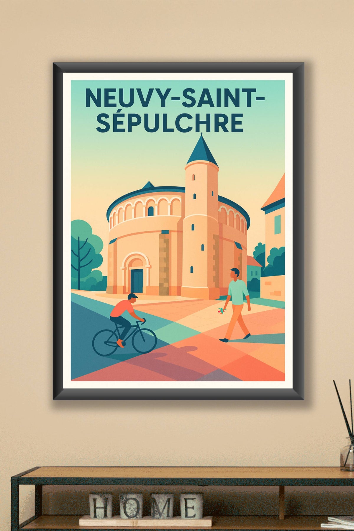 Affiche de Neuvy-Saint-Sépulchre - Charme historique et douceur de vivre