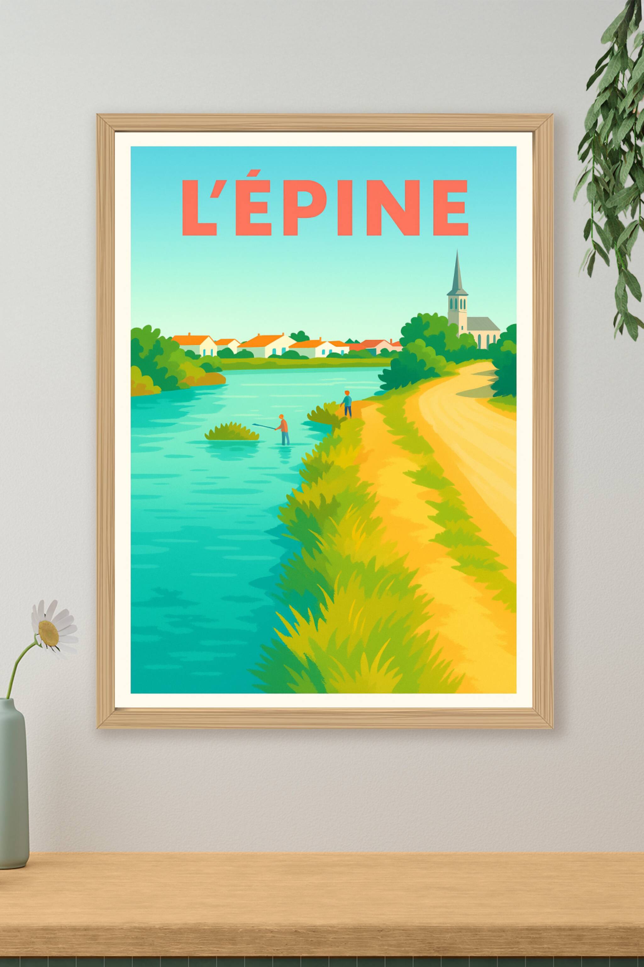 Affiche de L'Épine - Un havre de paix au bord de l'eau