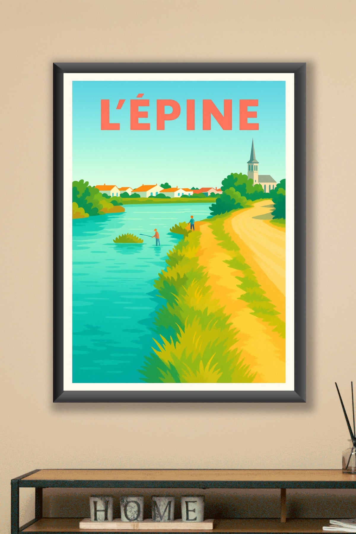 Affiche de L'Épine - Un havre de paix au bord de l'eau