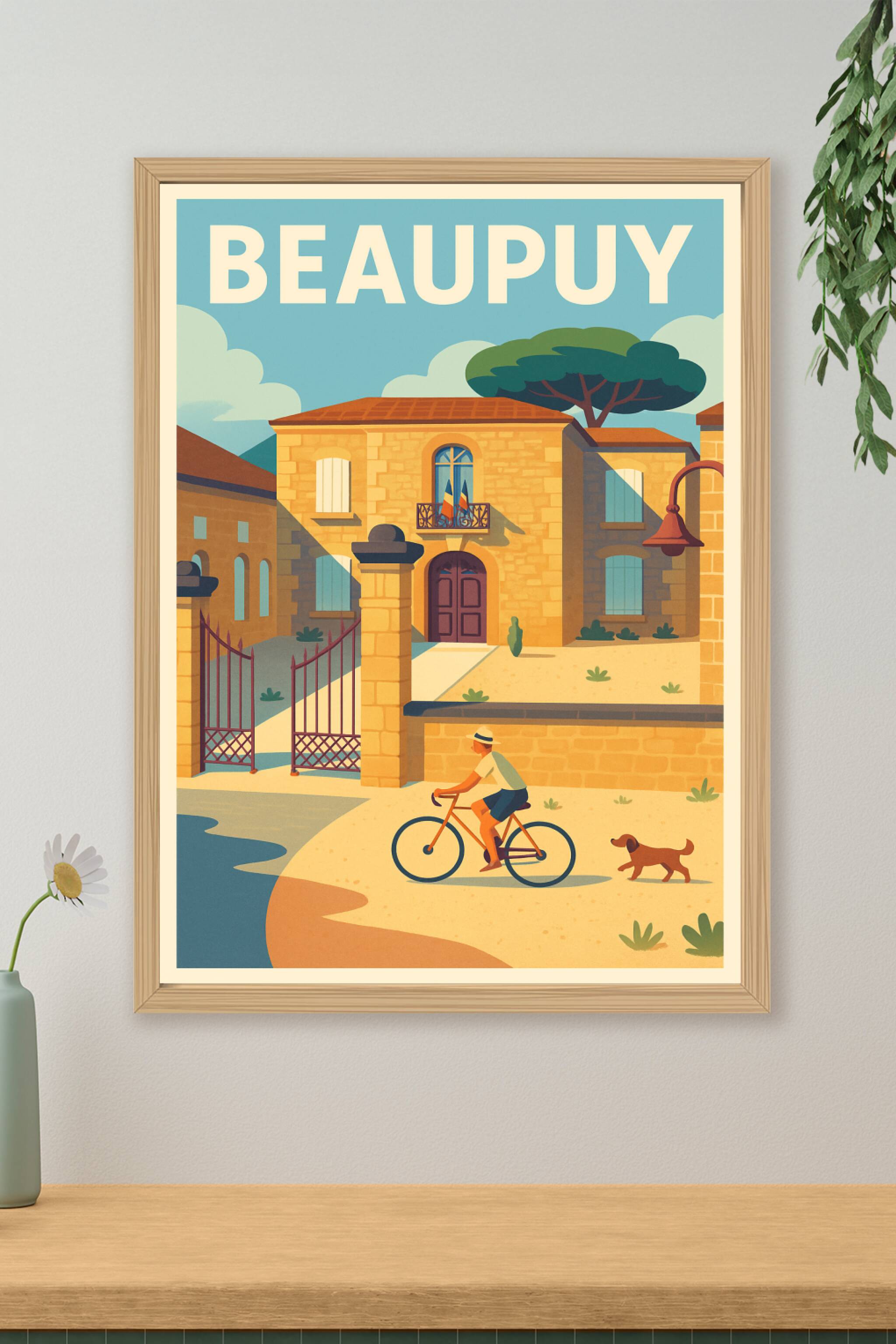 Affiche de Beaupuy - Douceur de vivre en Provence