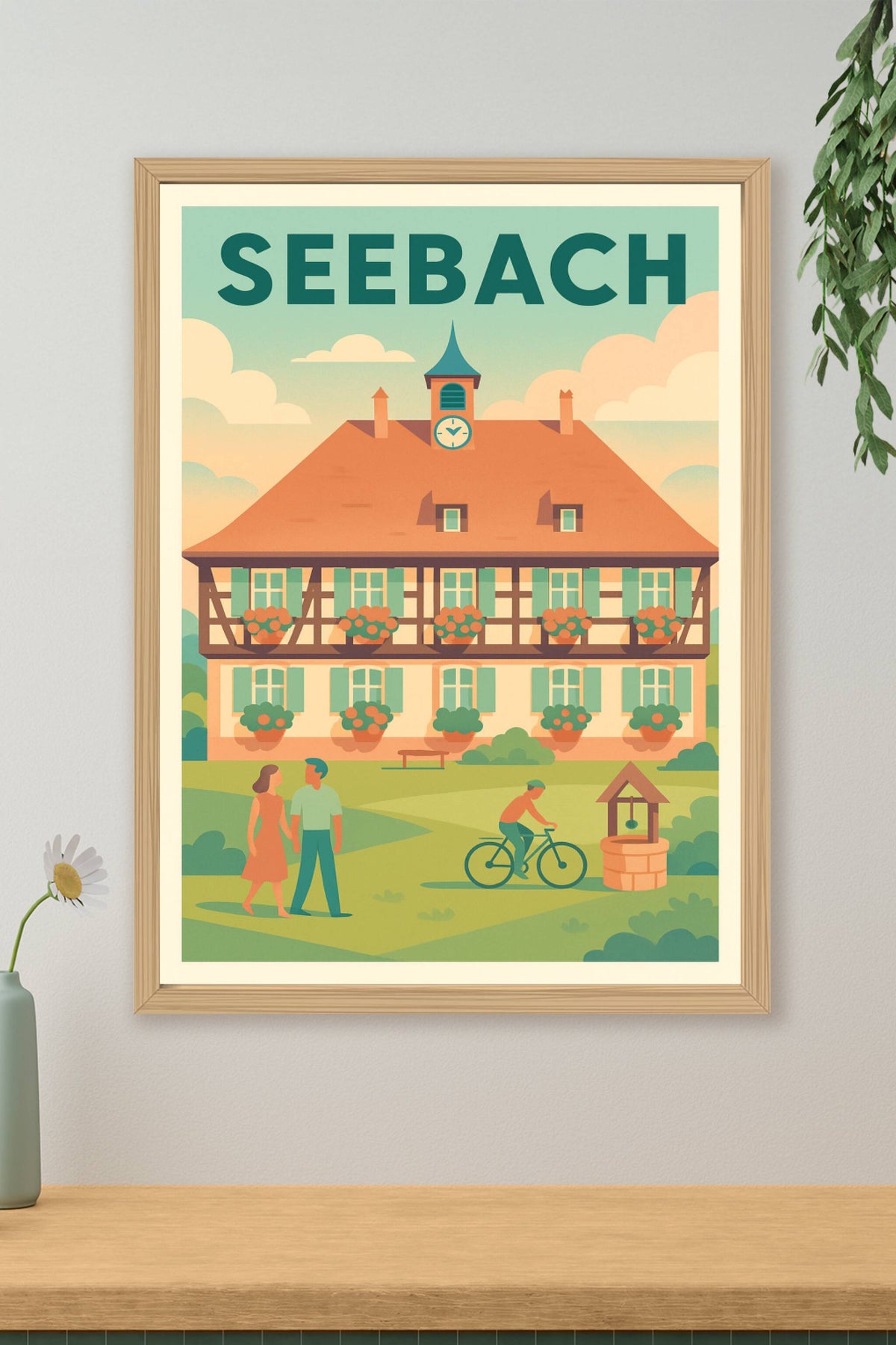 Affiche de Seebach - Charme et douceur de vie à l'alsacienne