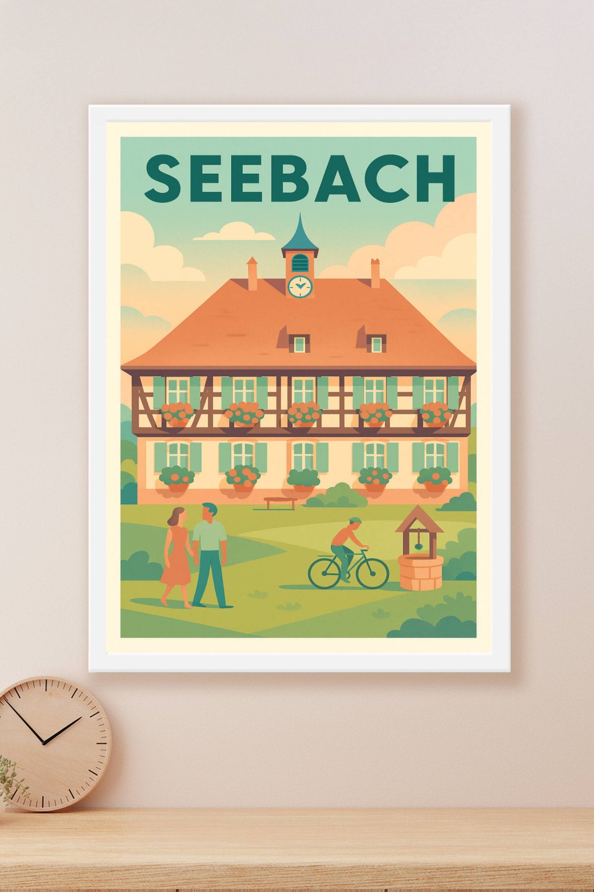 Affiche de Seebach - Charme et douceur de vie à l'alsacienne