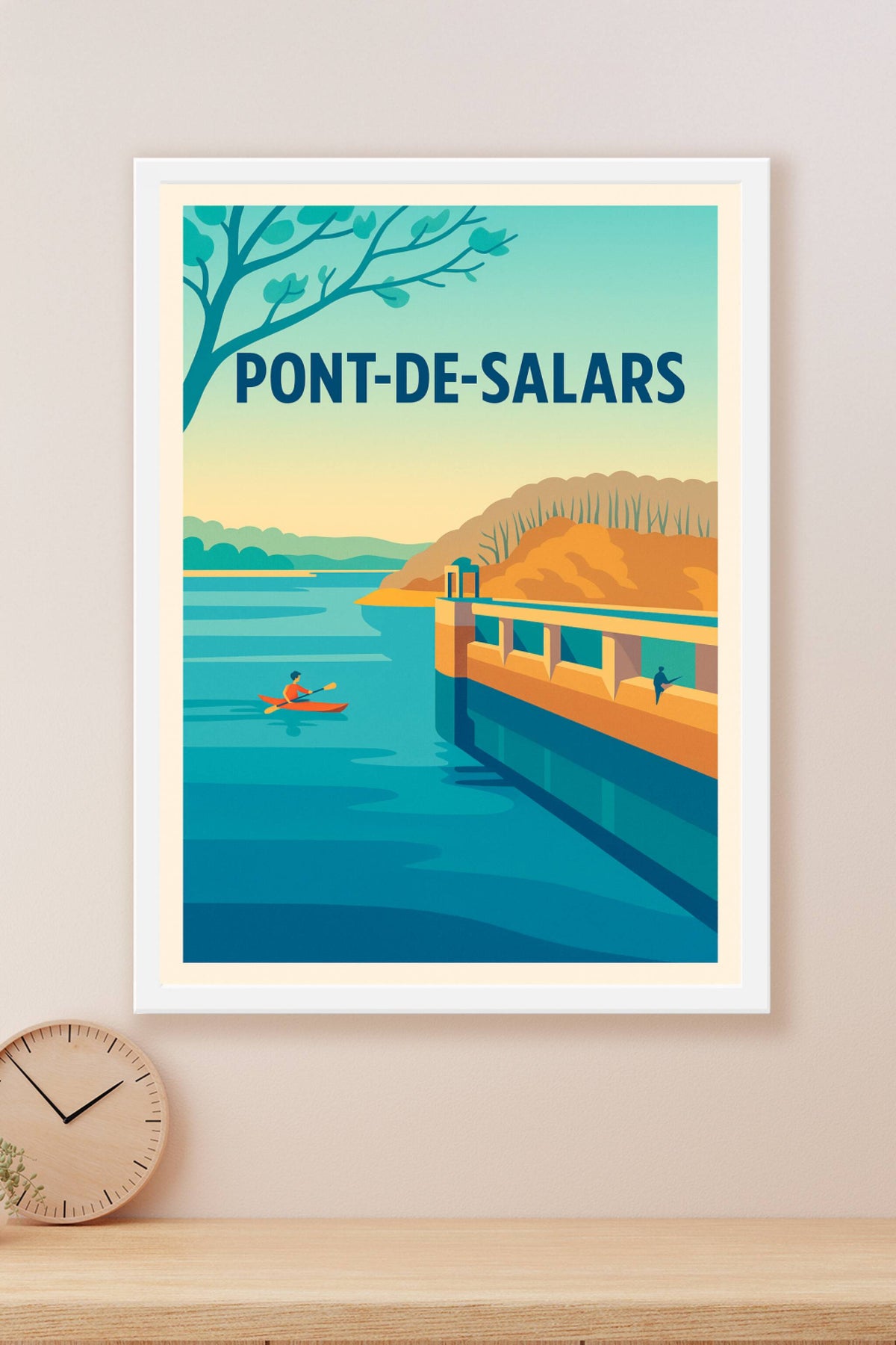 Affiche de Pont-de-Salars - Évasion au fil de l'eau