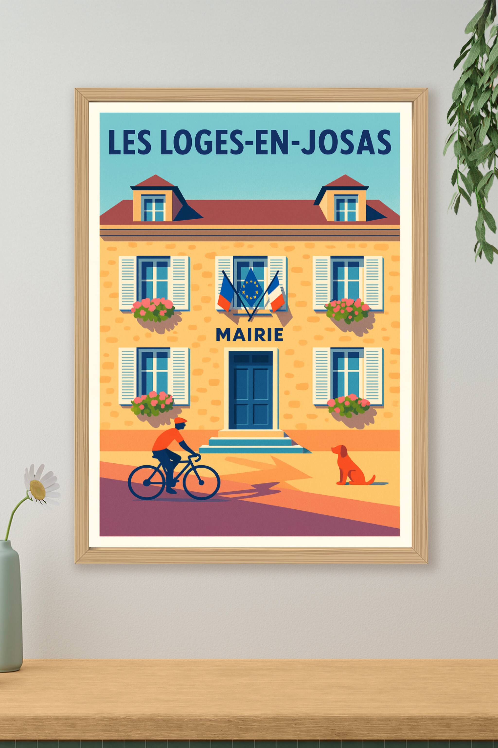 Affiche de Les Loges-en-Josas - Charme et sérénité à la mairie