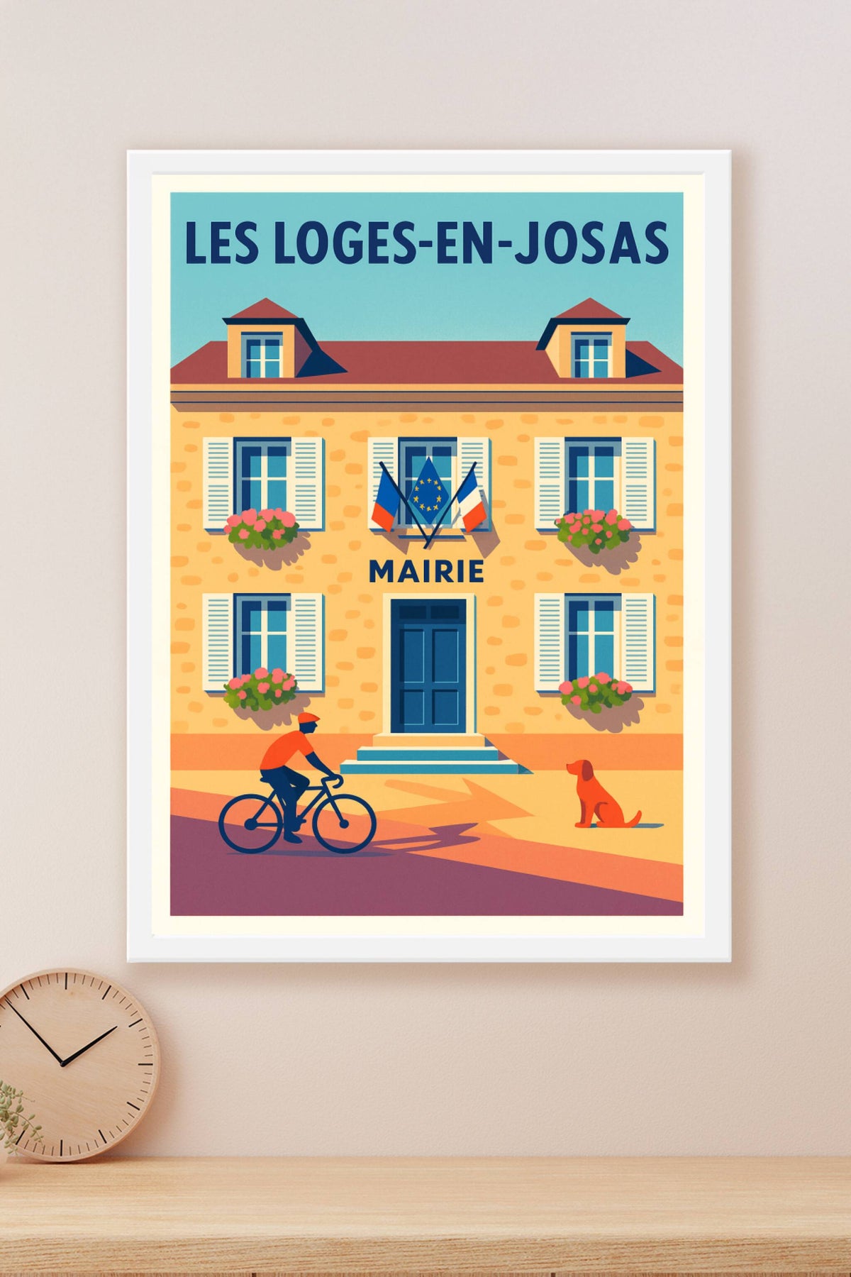 Affiche de Les Loges-en-Josas - Charme et sérénité à la mairie
