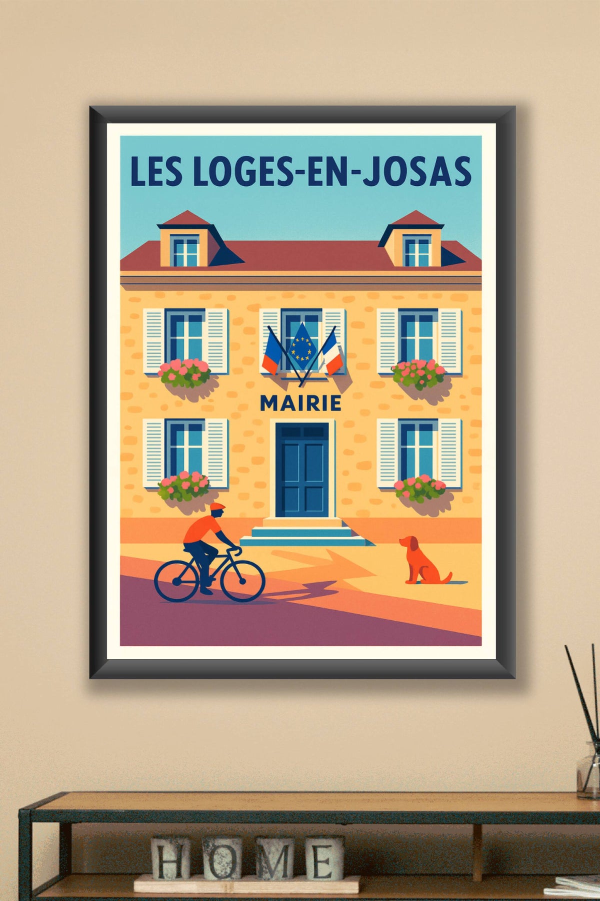 Affiche de Les Loges-en-Josas - Charme et sérénité à la mairie