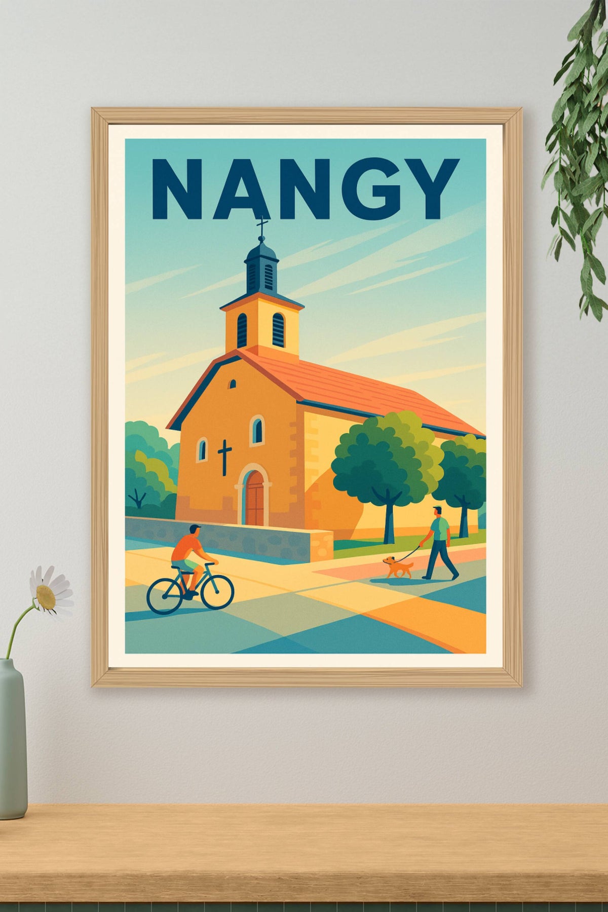 Affiche de Nangy - Tranquillité au cœur du village