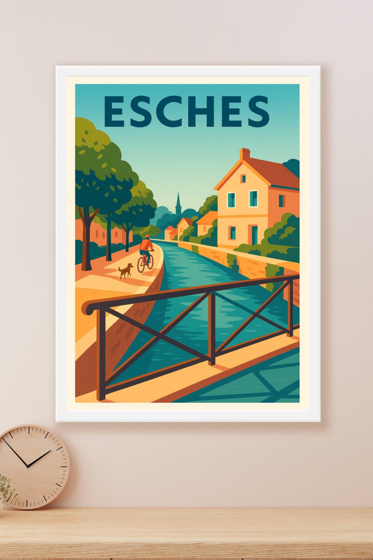 Affiche de Esches - Escapade paisible au fil de l'eau