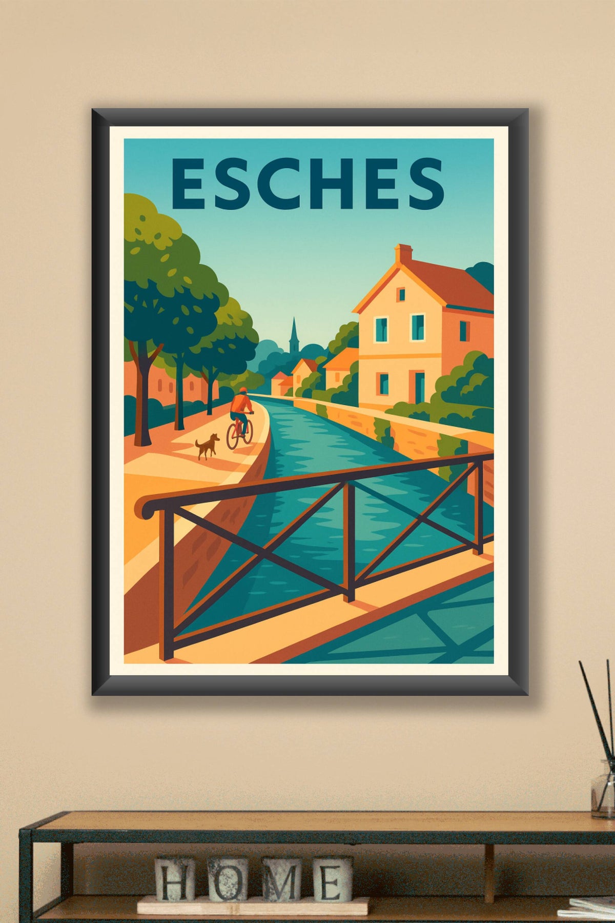 Affiche de Esches - Escapade paisible au fil de l'eau