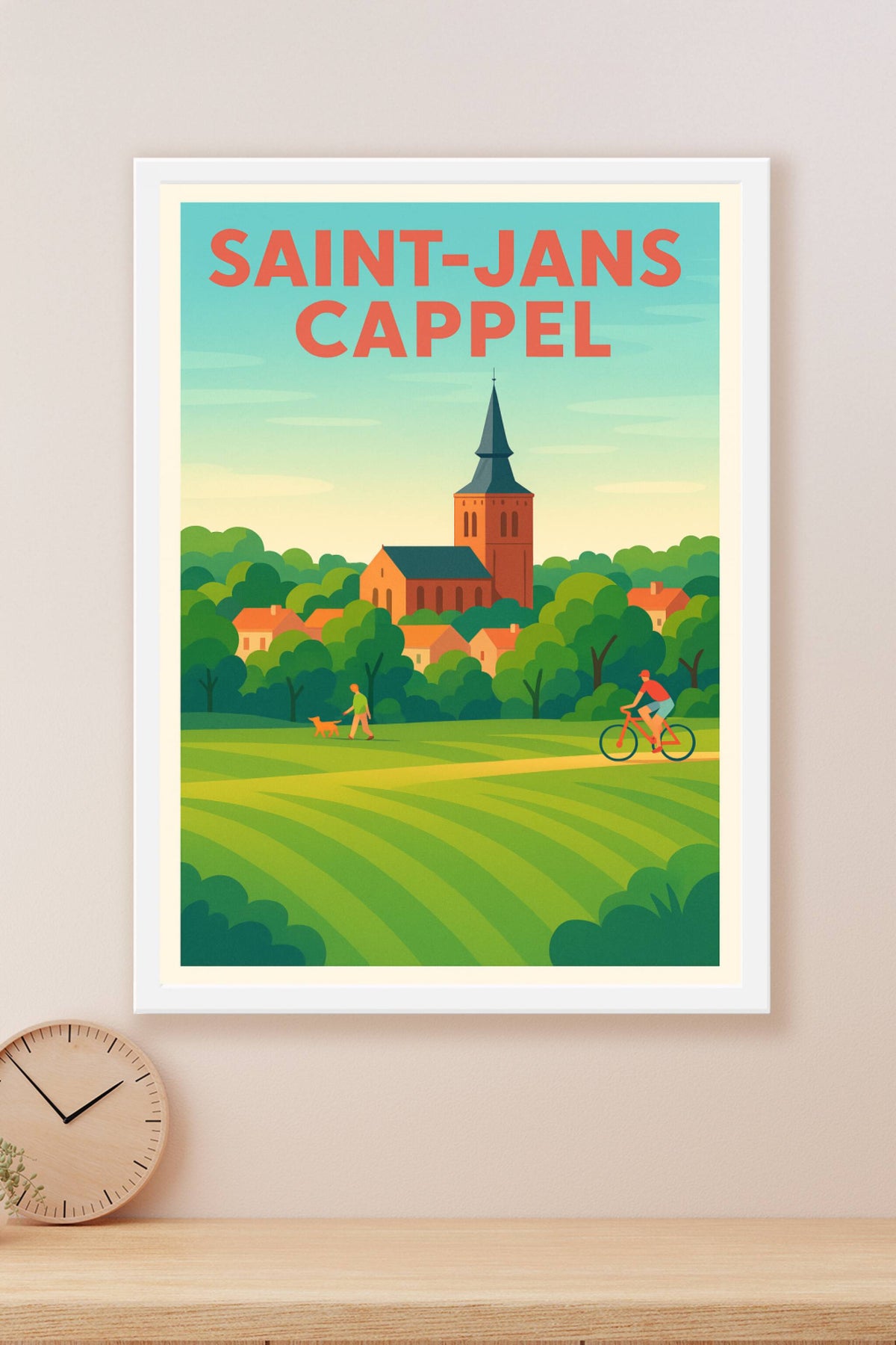 Affiche de Saint-Jans-Cappel - L'écrin de verdure et sérénité