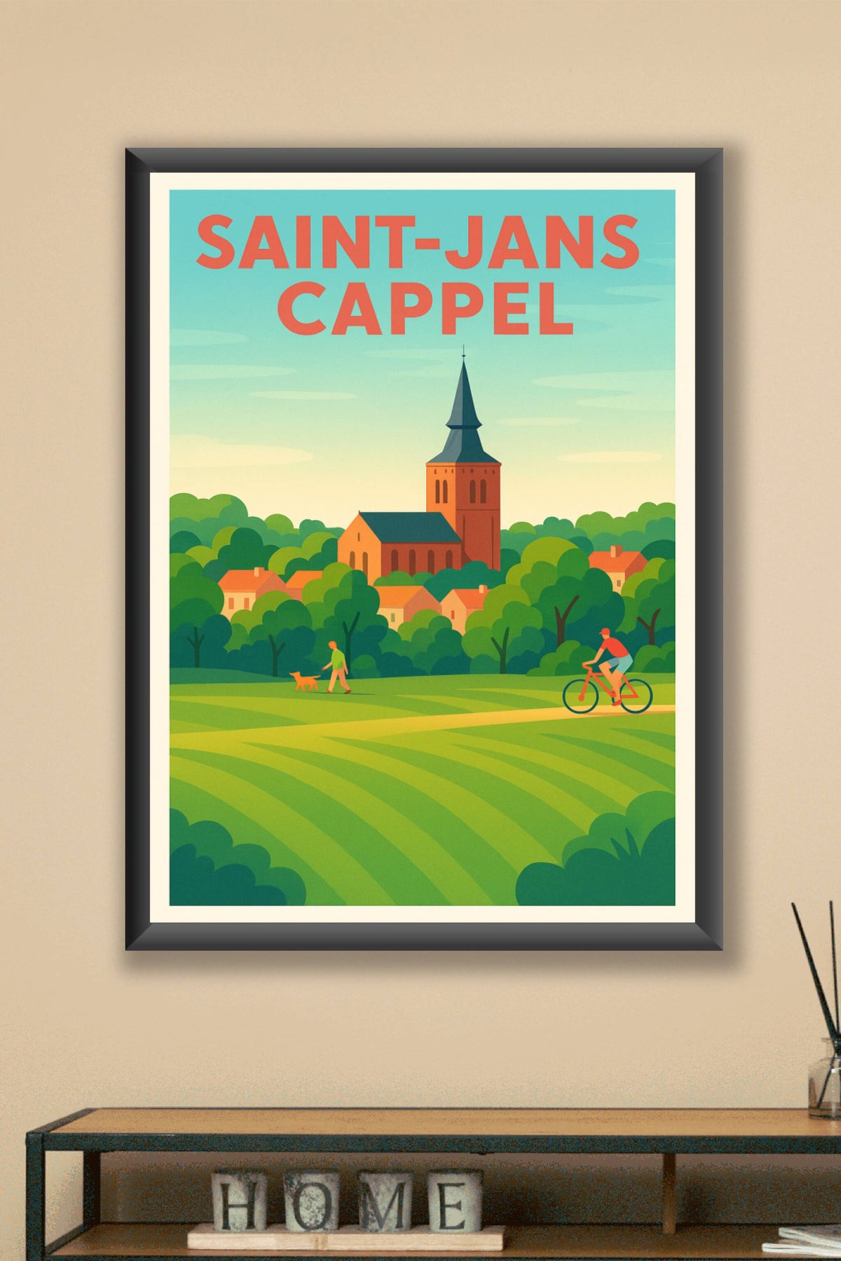 Affiche de Saint-Jans-Cappel - L'écrin de verdure et sérénité