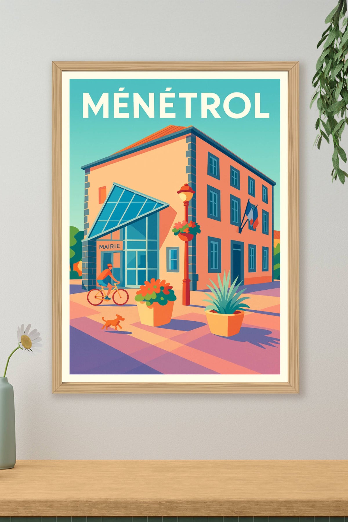 Affiche de Ménétrol - Charme et Sérénité au cœur du village
