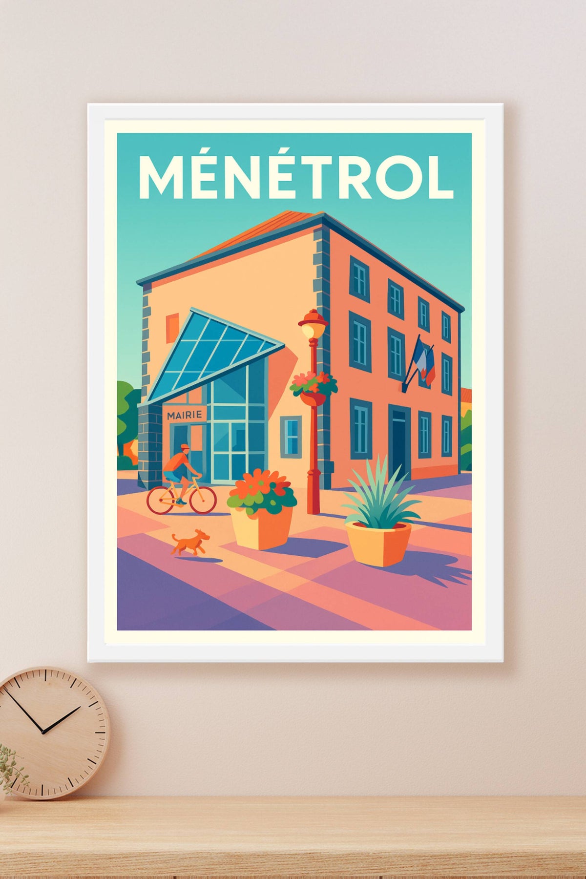 Affiche de Ménétrol - Charme et Sérénité au cœur du village