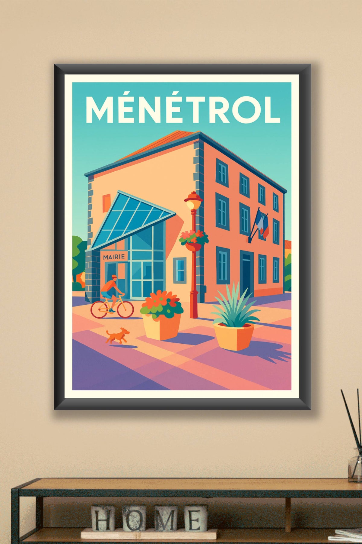 Affiche de Ménétrol - Charme et Sérénité au cœur du village