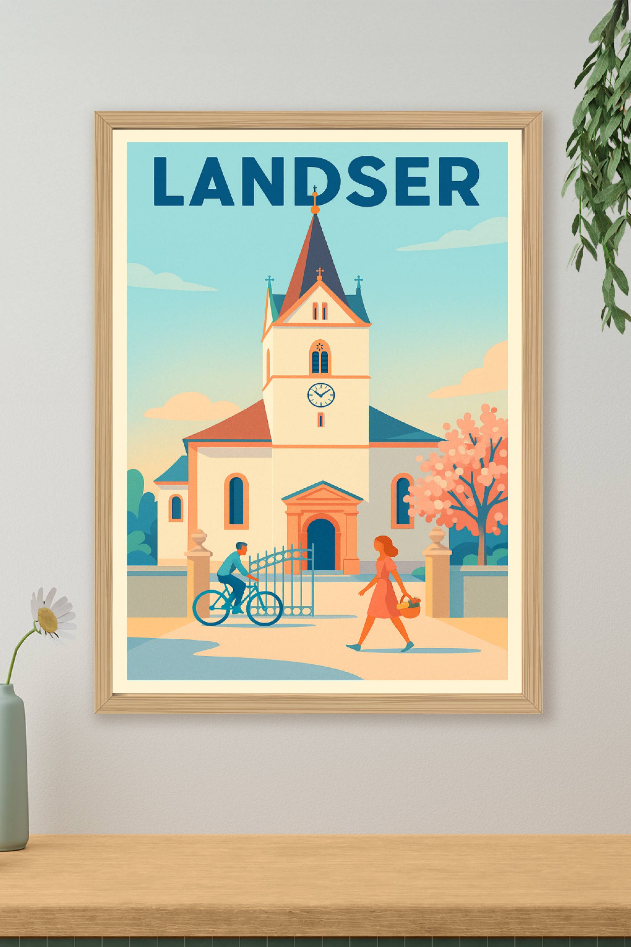 Affiche de Landser - Charme paisible d'une ville authentique