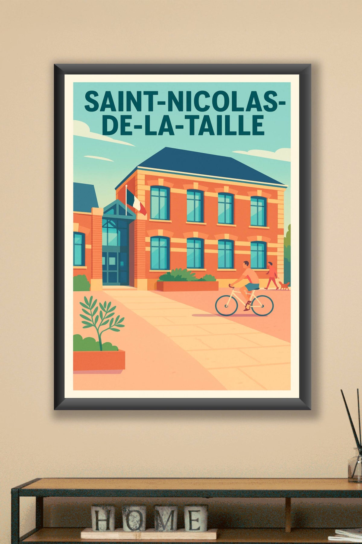 Affiche de Saint-Nicolas-de-la-Taille - Charme et douceur de la Normandie