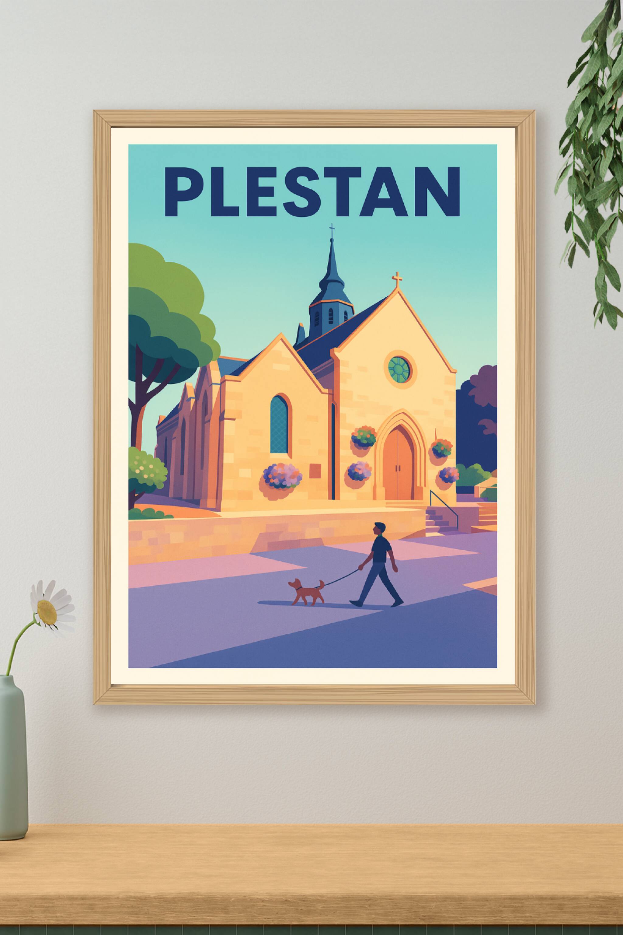 Affiche de Plestan - Charme paisible au cœur du village