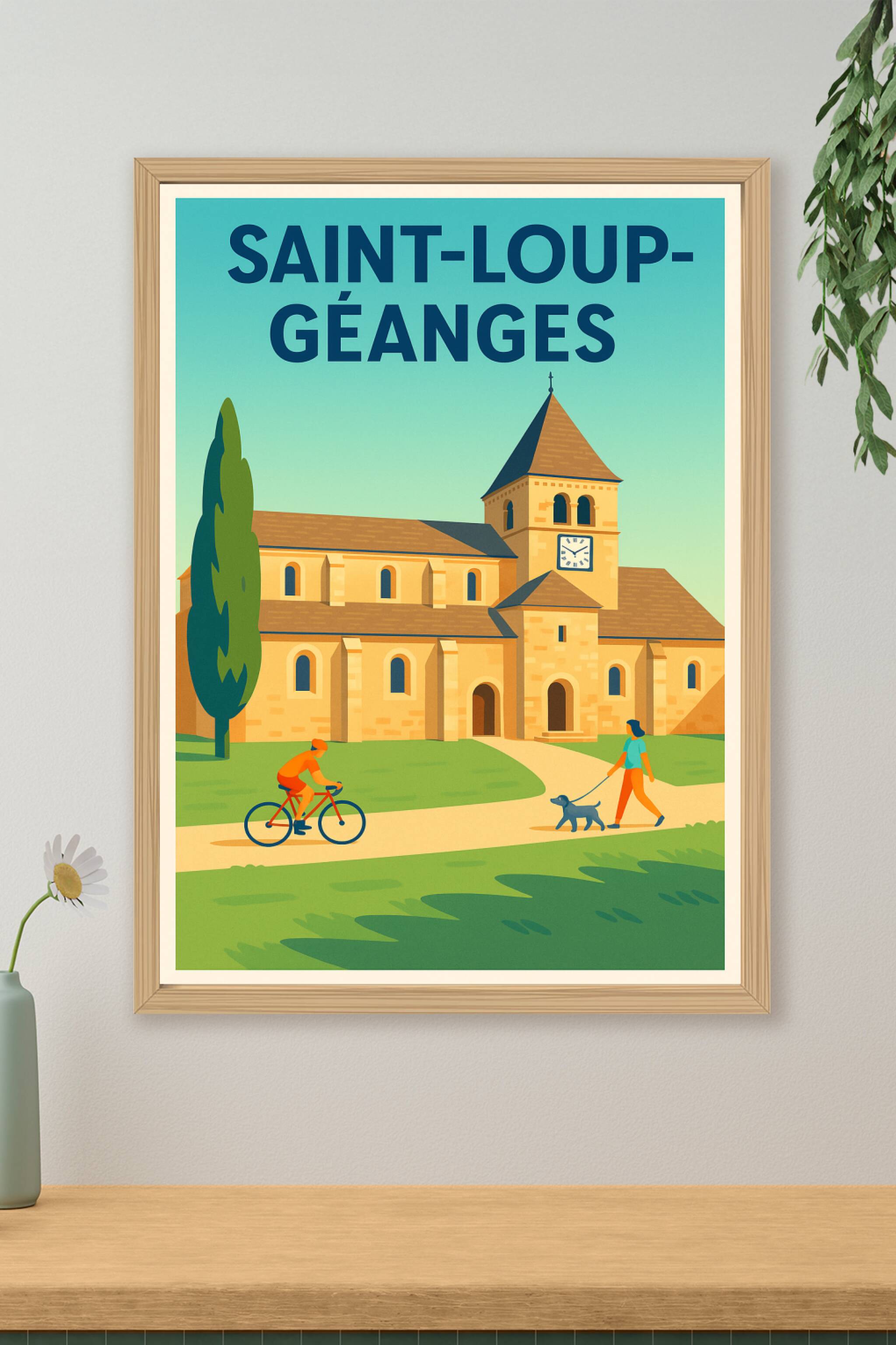 Affiche de Saint-Loup-Géanges - Découverte paisible et authentique