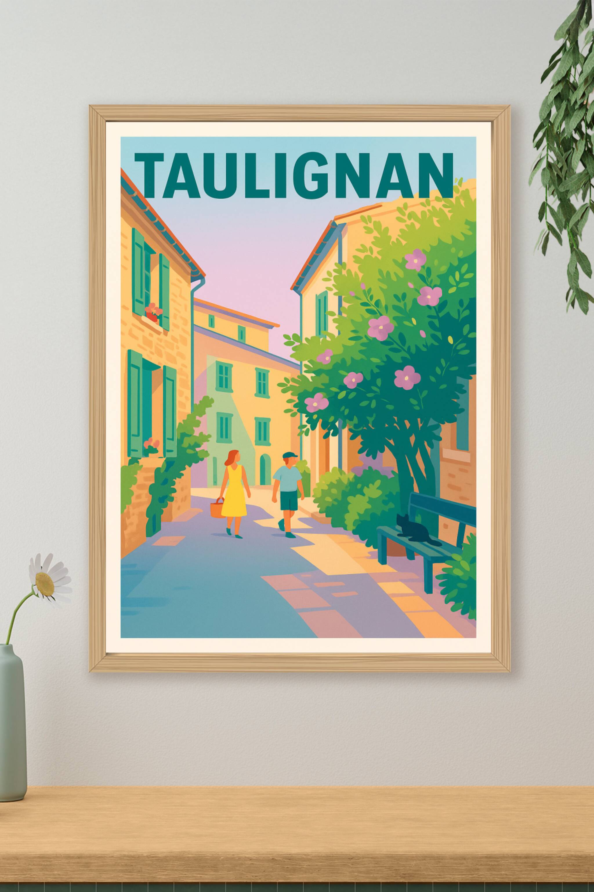 Affiche de Taulignan - Promenade paisible au cœur d'un village provençal