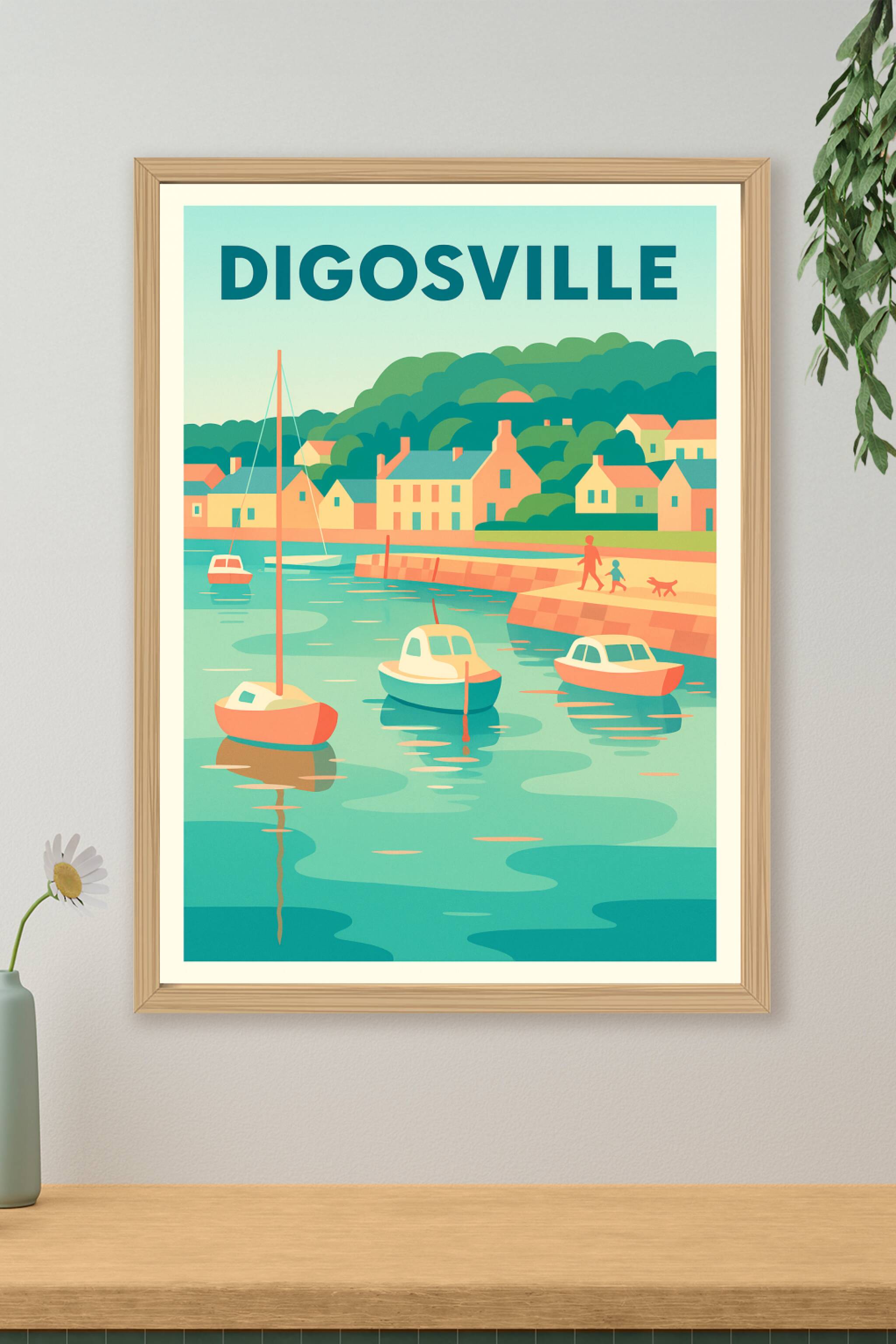 Affiche de Digosville - Escapade tranquille au bord de l'eau