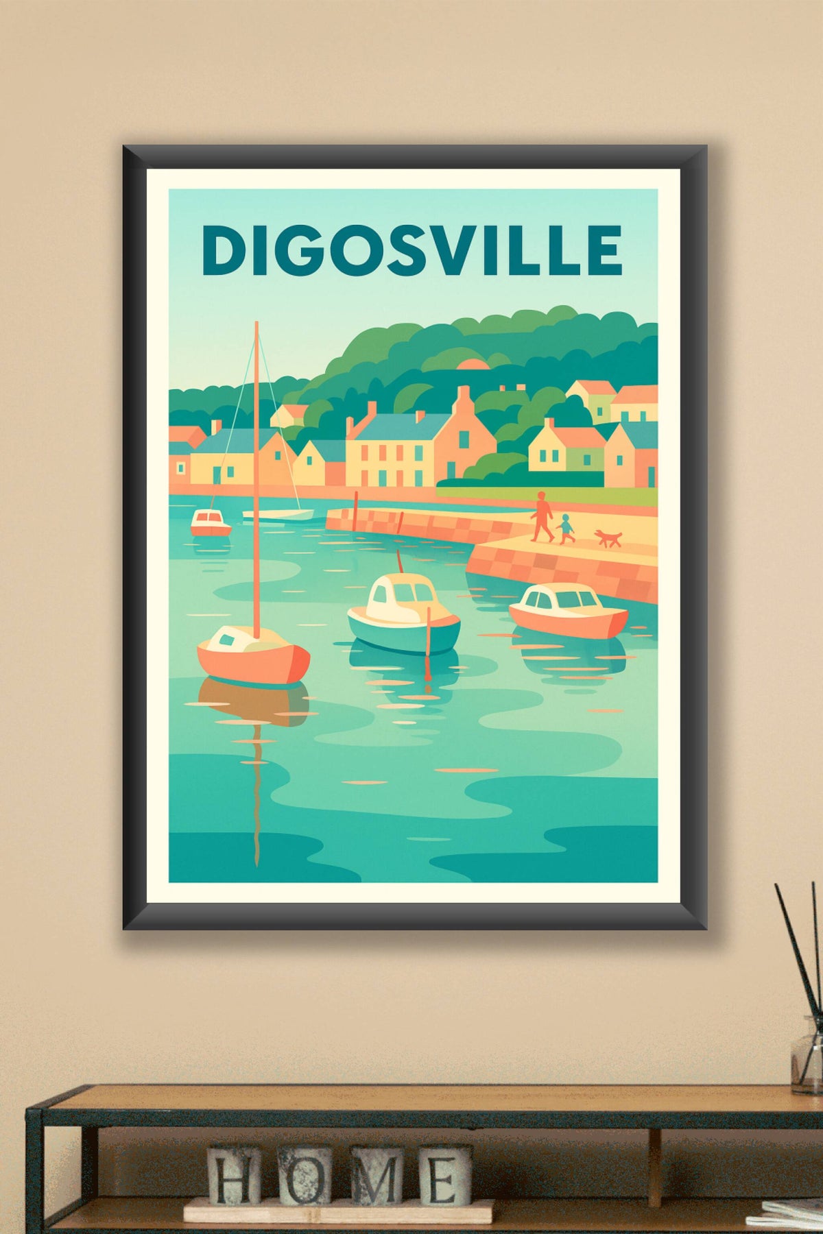 Affiche de Digosville - Escapade tranquille au bord de l'eau