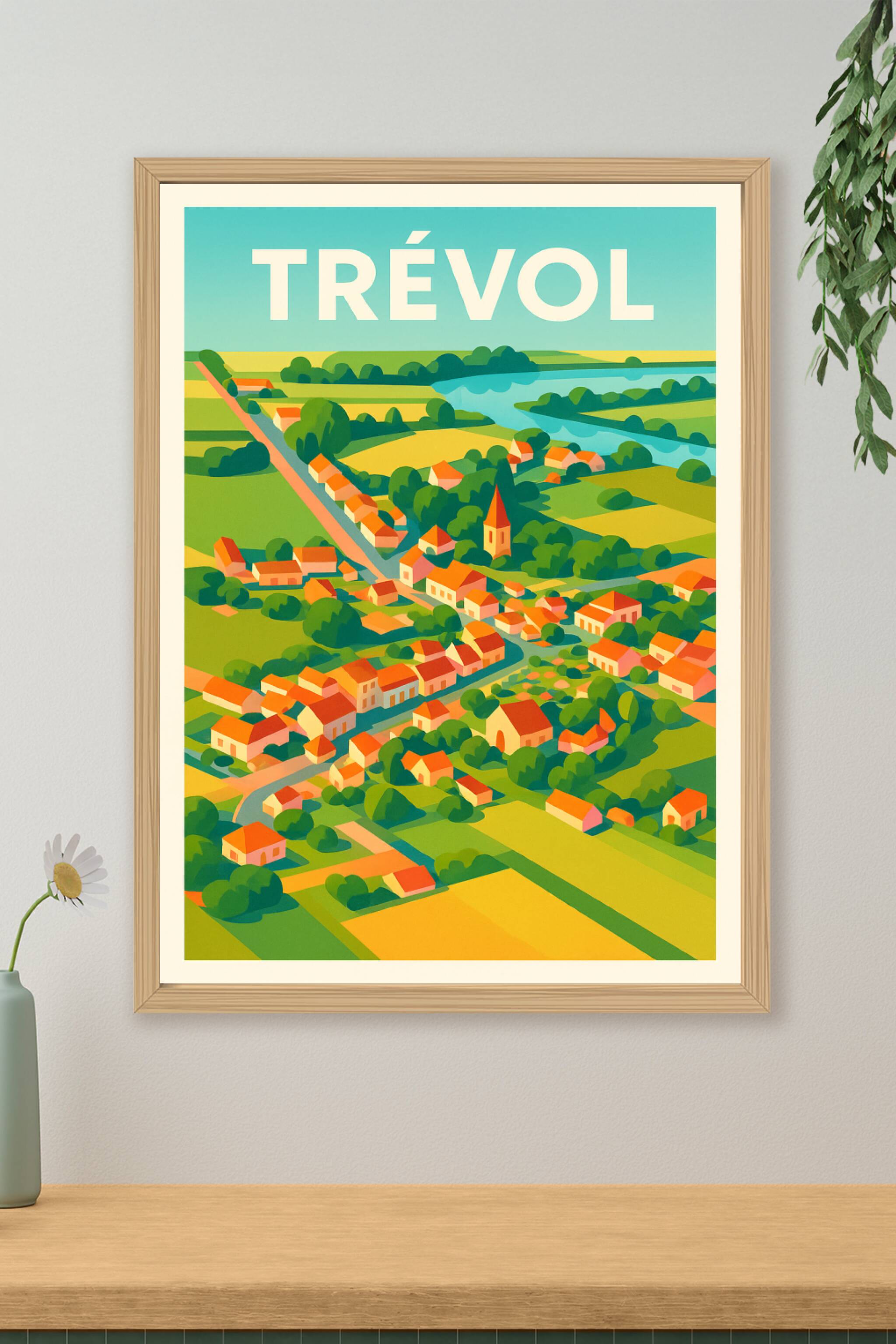 Affiche de Trévol - Charme villageois en pleine nature