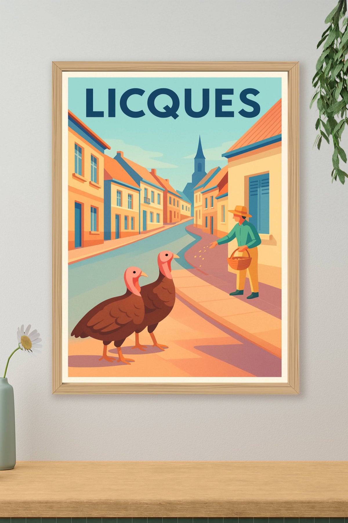 Affiche de Licques - Charme rustique et nature paisible